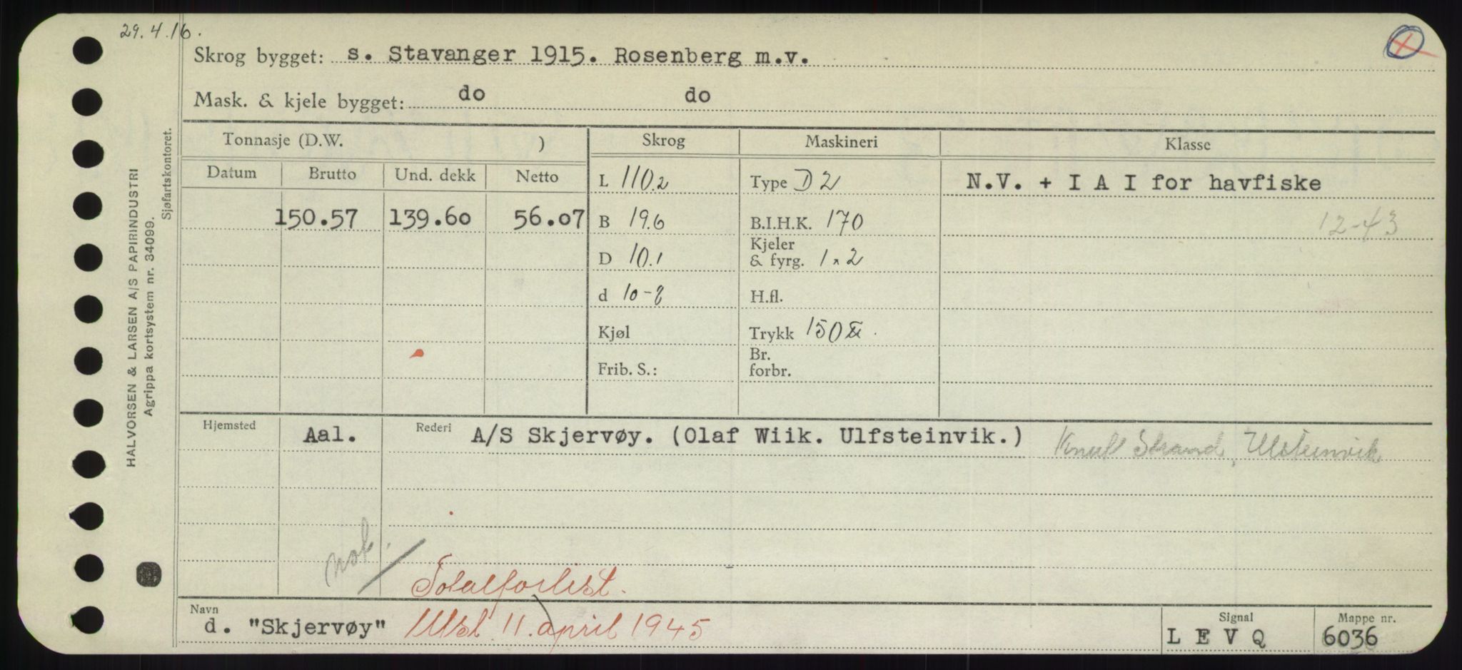 Sjøfartsdirektoratet med forløpere, Skipsmålingen, RA/S-1627/H/Hd/L0034: Fartøy, Sk-Slå, p. 193