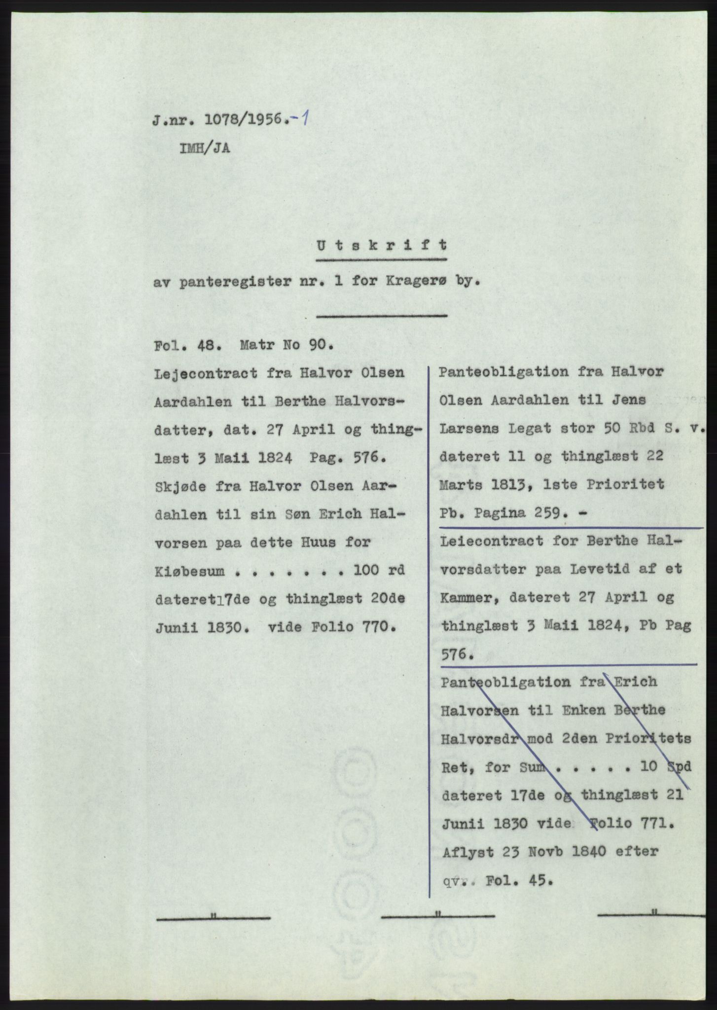 Statsarkivet i Kongsberg, SAKO/A-0001, 1956, p. 308