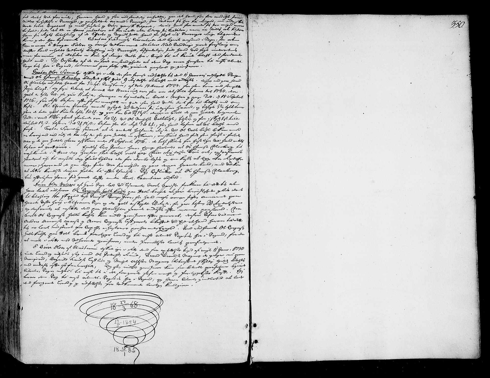 Solør og Østerdalen sorenskriveri, AV/SAH-TING-024/G/Gb/L0056: Tingbok, 1727-1730, p. 349b-350a