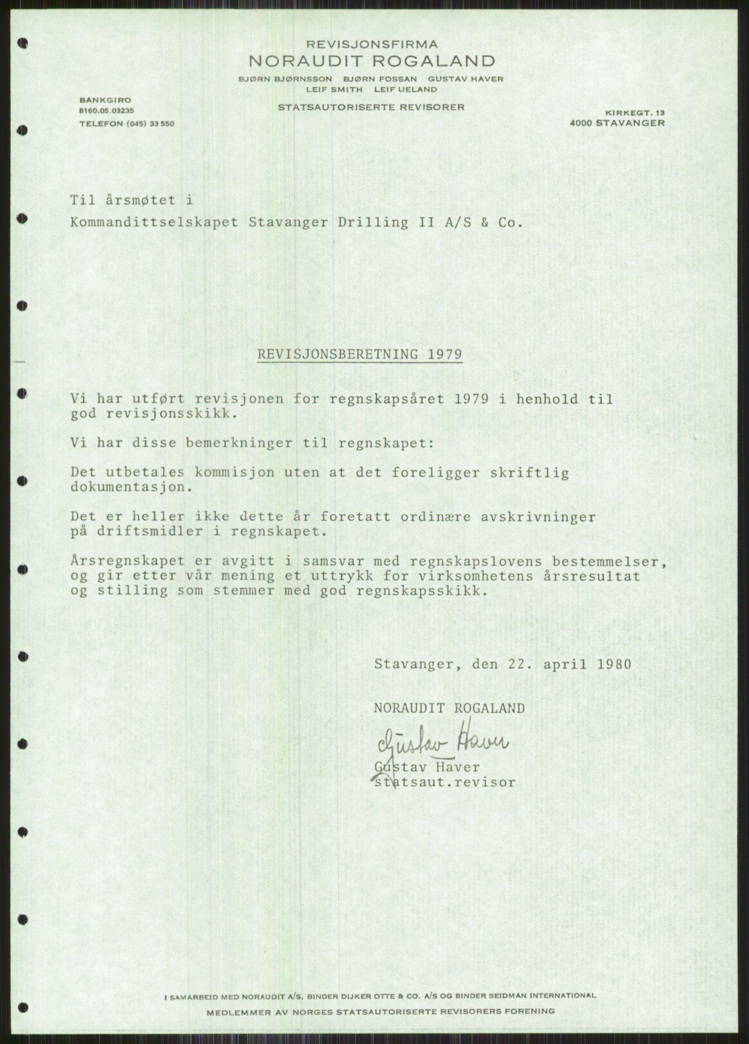 Pa 1503 - Stavanger Drilling AS, AV/SAST-A-101906/A/Ac/L0002: Årsberetninger, 1979-1982, p. 21