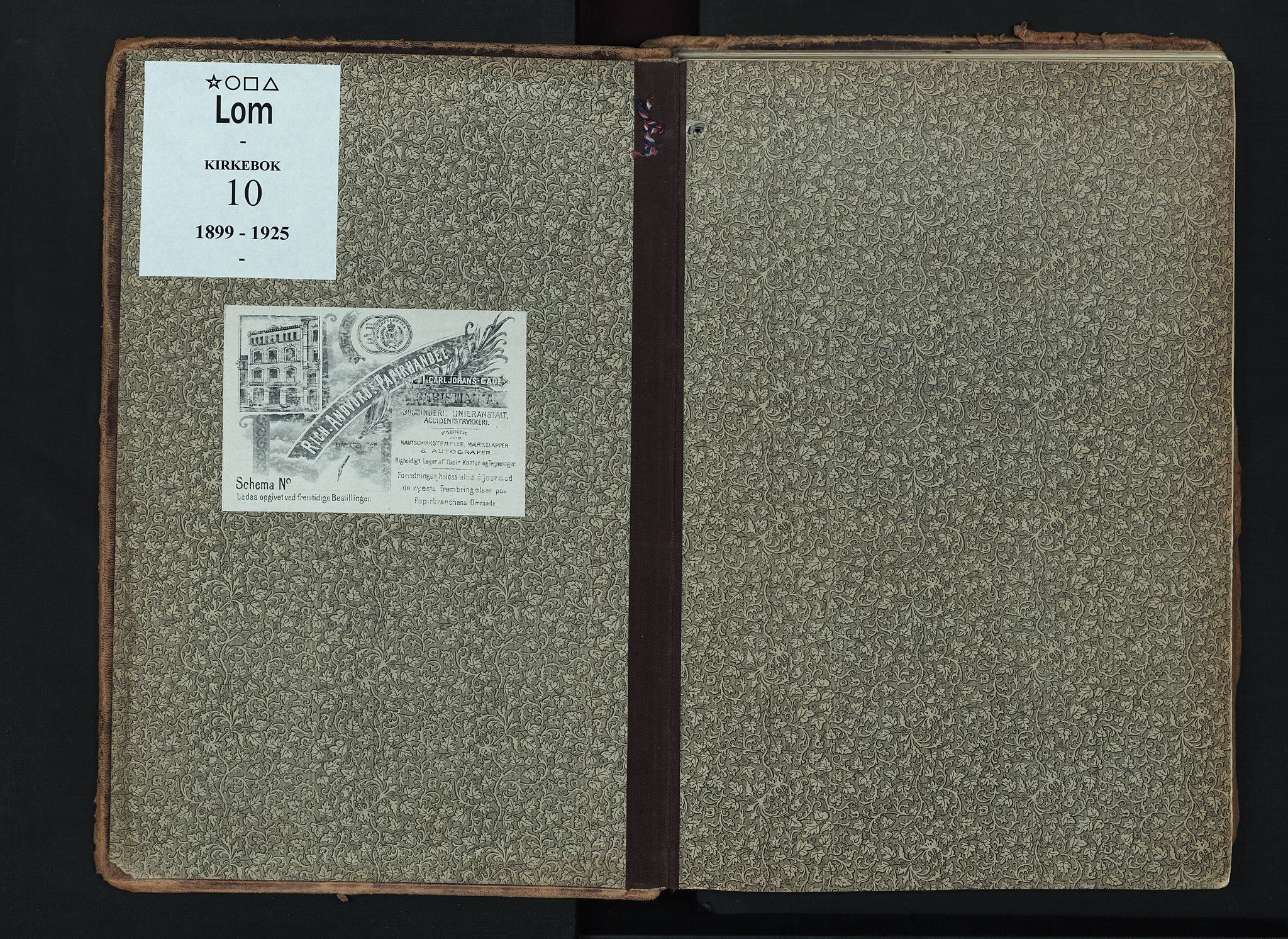 Lom prestekontor, SAH/PREST-070/K/L0010: Parish register (official) no. 10, 1899-1926
