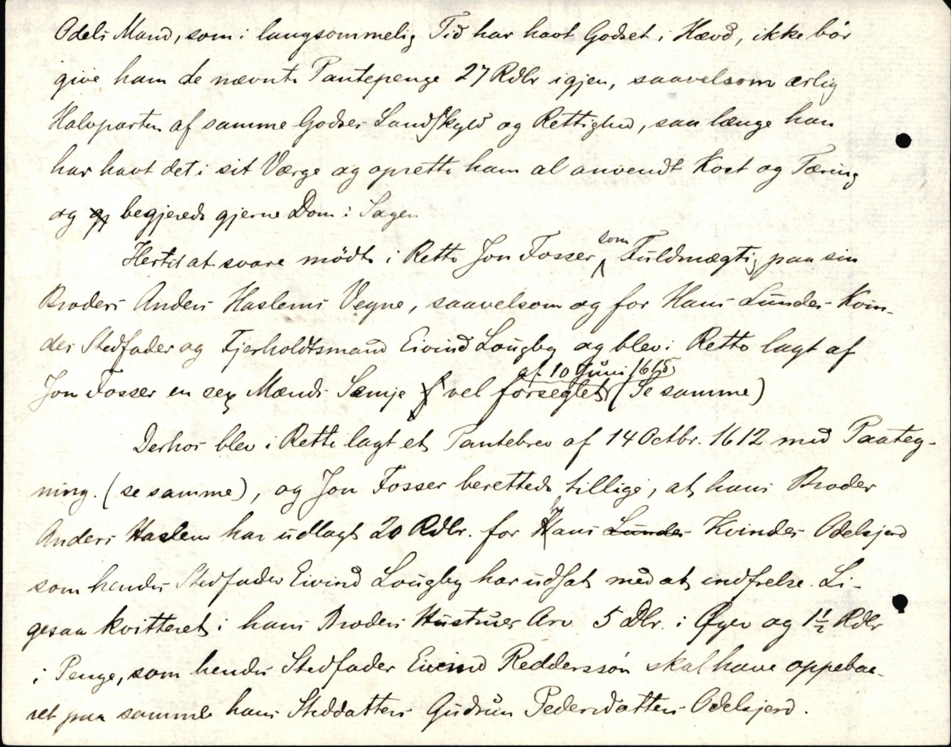 Riksarkivets diplomsamling, AV/RA-EA-5965/F35/F35d/L0003: Innlånte diplomer, seddelregister, 1621-1642, p. 220