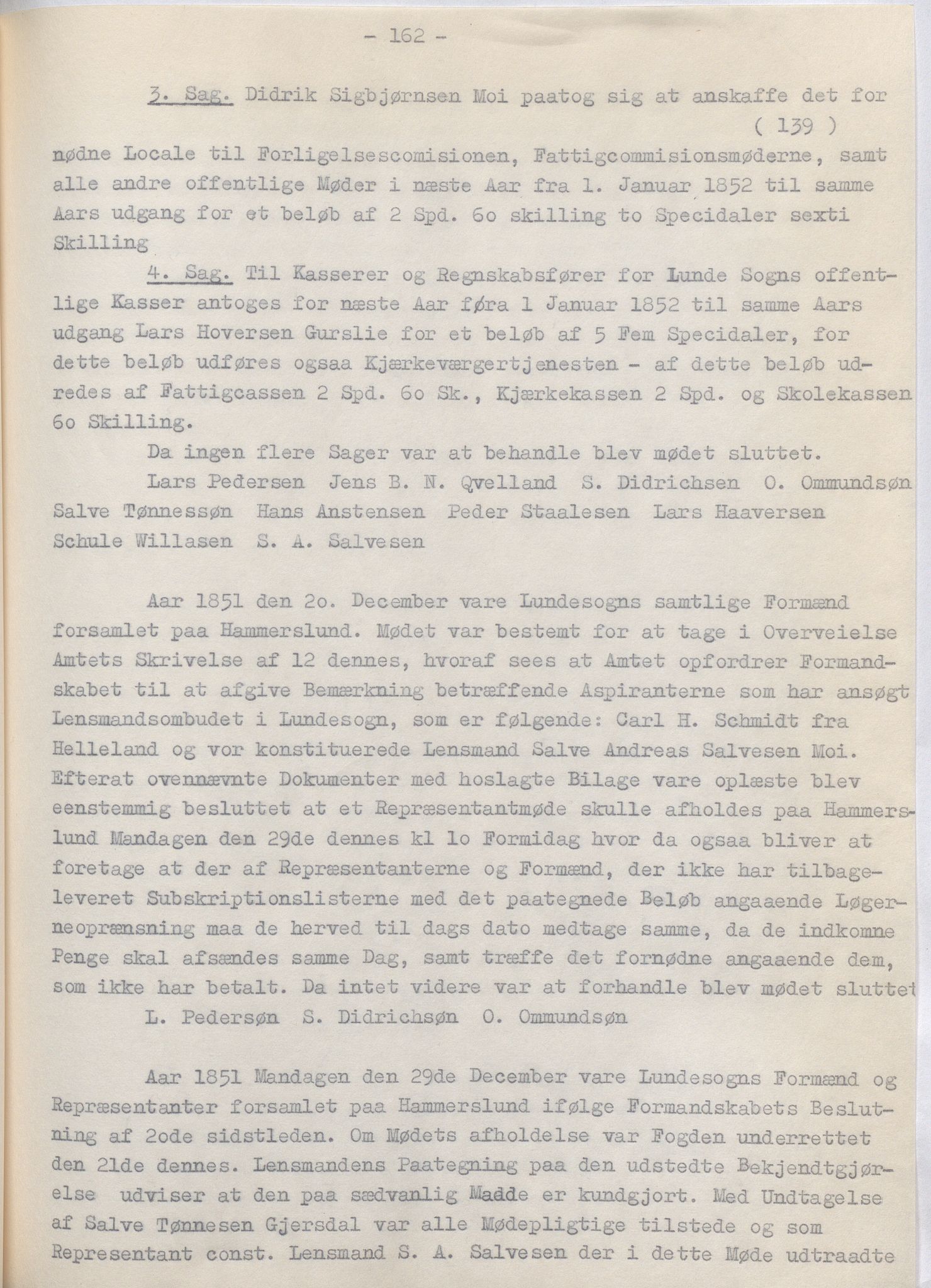 Lund kommune - Formannskapet/Formannskapskontoret, IKAR/K-101761/A/Aa/Aaa/L0002: Forhandlingsprotokoll, 1837-1865, p. 162