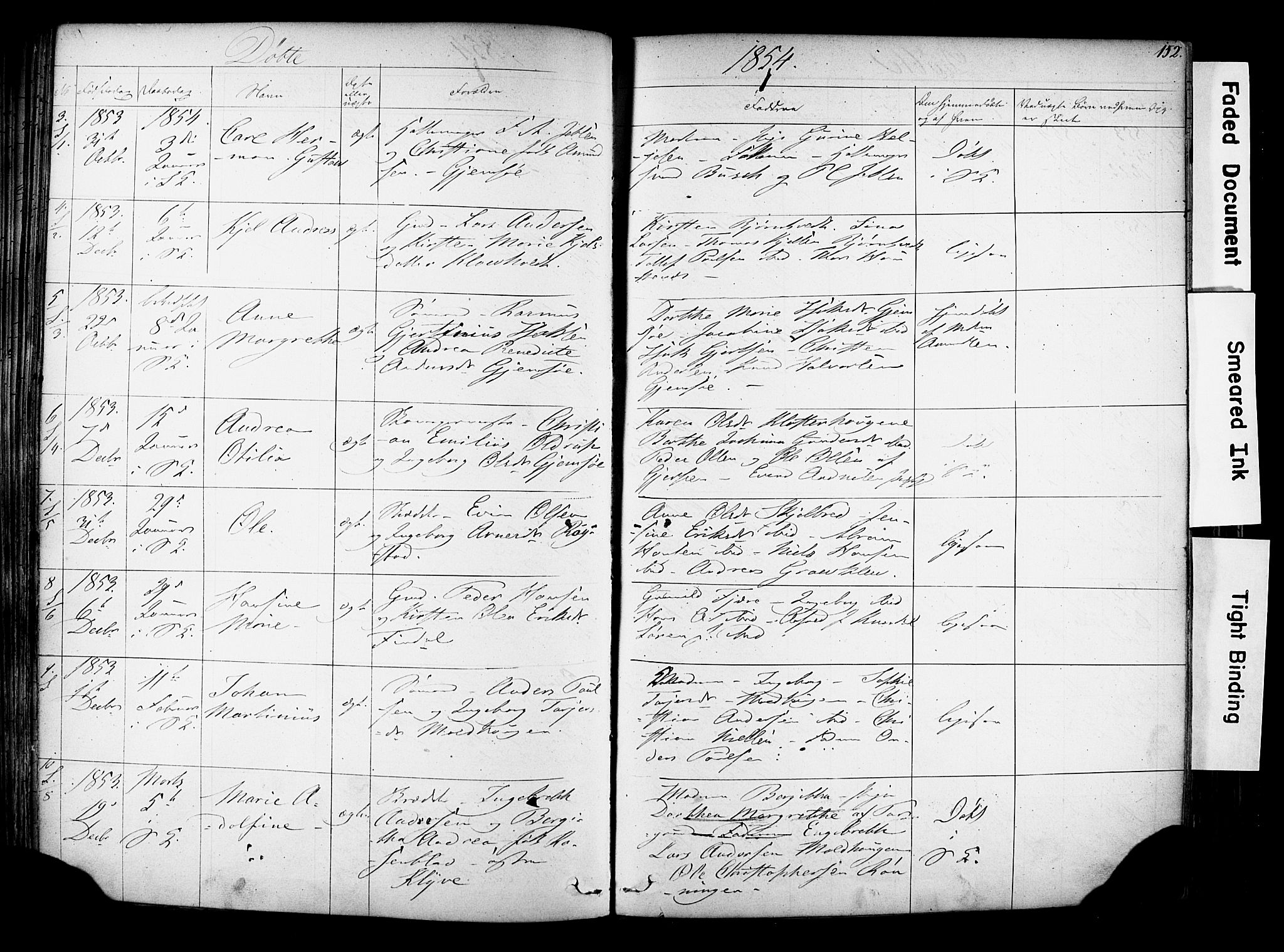 Solum kirkebøker, AV/SAKO-A-306/F/Fa/L0006: Parish register (official) no. I 6, 1844-1855, p. 152