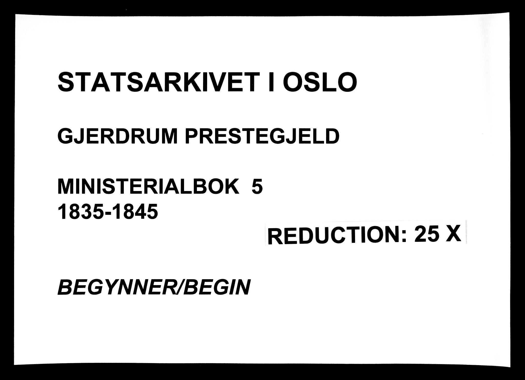 Gjerdrum prestekontor Kirkebøker, SAO/A-10412b/F/Fa/L0005: Parish register (official) no. I 5, 1835-1845