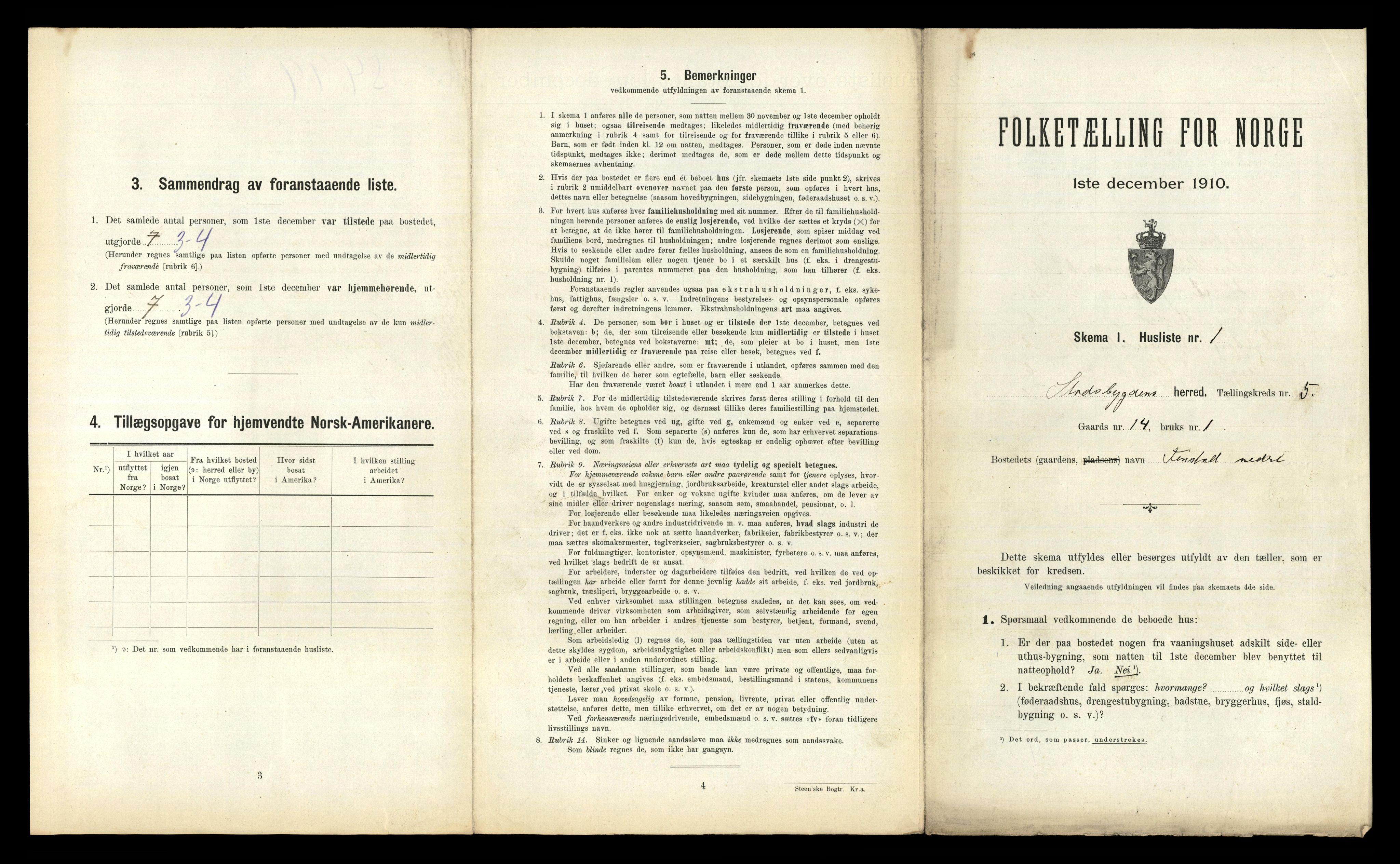 RA, 1910 census for Stadsbygd, 1910, p. 391