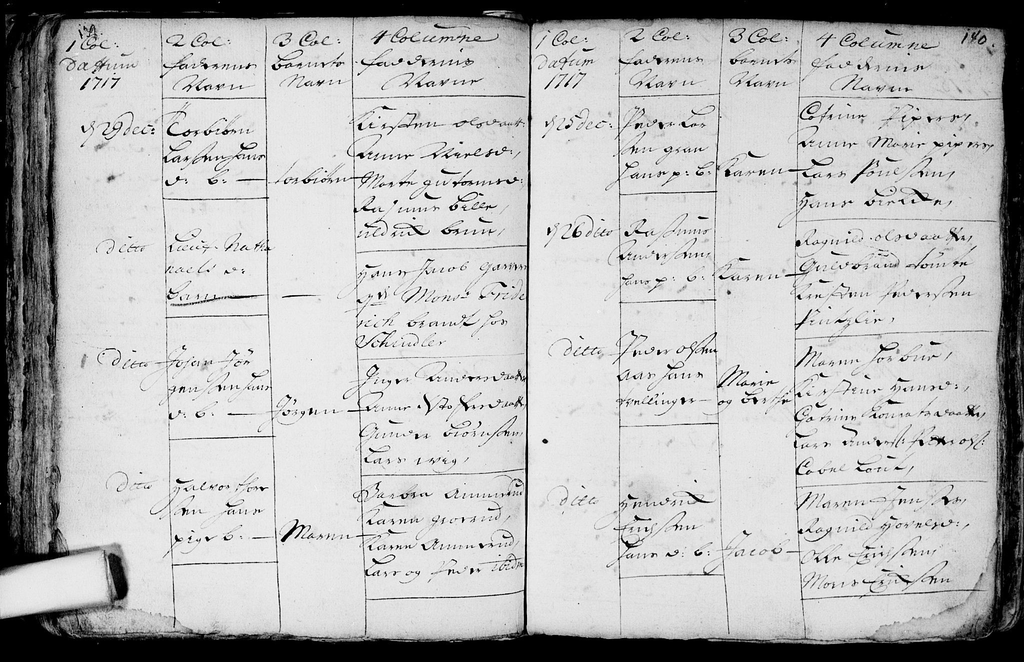 Aker prestekontor kirkebøker, SAO/A-10861/F/L0002: Parish register (official) no. 2, 1714-1720, p. 139-140