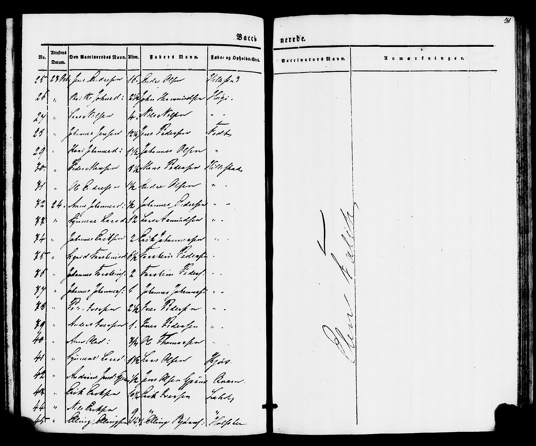 Hafslo sokneprestembete, SAB/A-80301/H/Haa/Haaa/L0016: Parish register (official) no. A 16, 1835-1860, p. 31