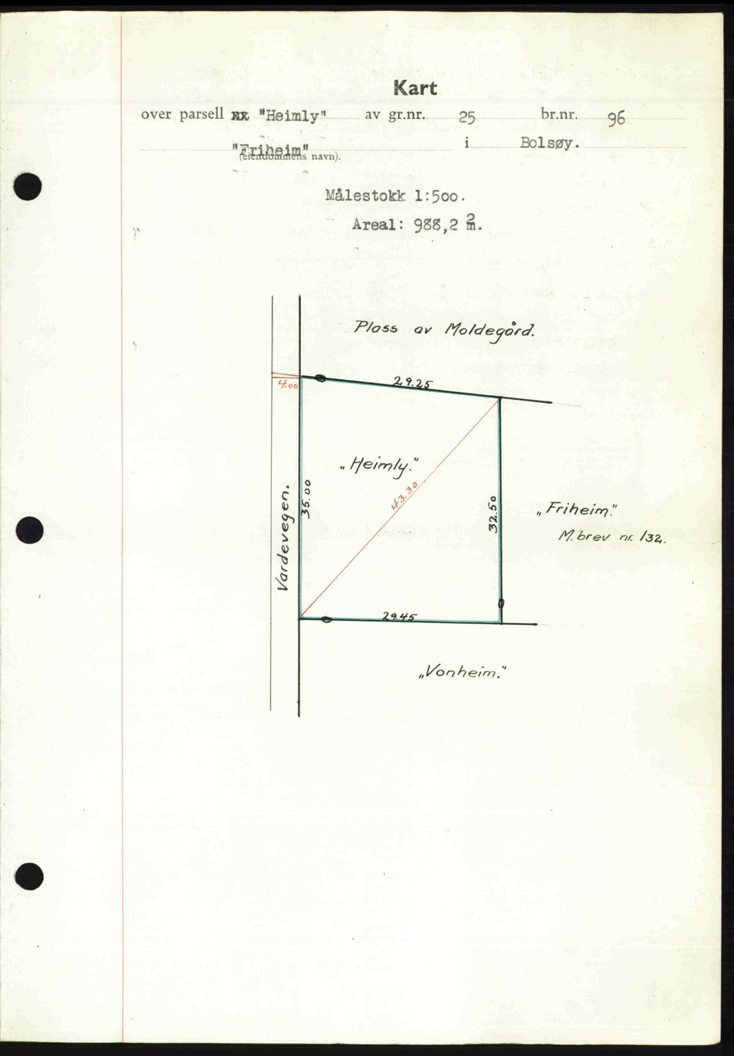 Romsdal sorenskriveri, AV/SAT-A-4149/1/2/2C: Mortgage book no. A23, 1947-1947, Diary no: : 1297/1947