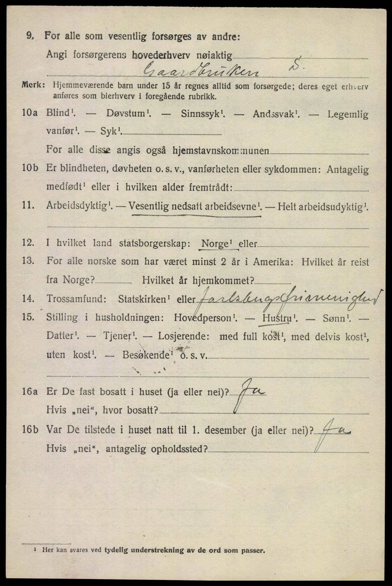 SAKO, 1920 census for Våle, 1920, p. 5503