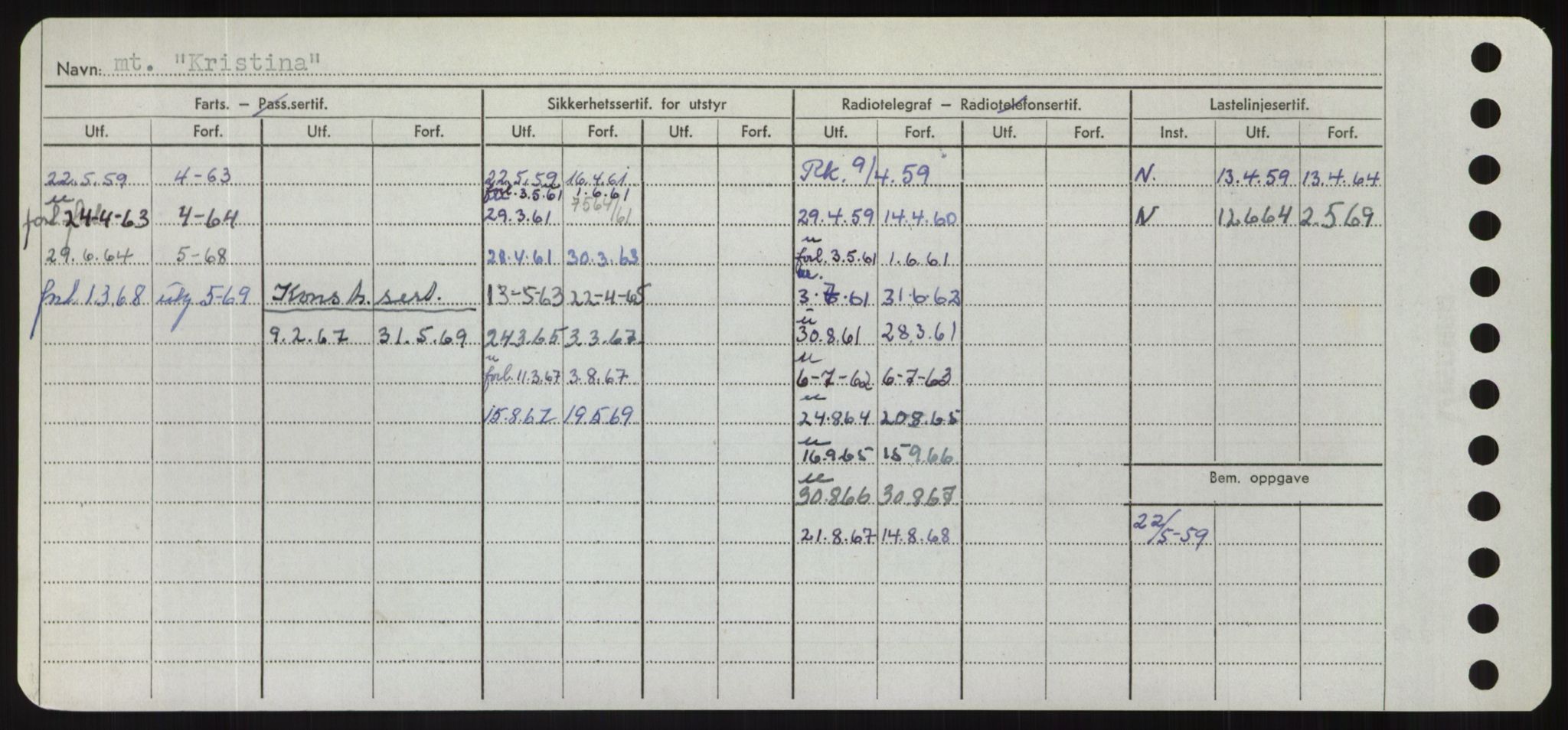 Sjøfartsdirektoratet med forløpere, Skipsmålingen, AV/RA-S-1627/H/Hd/L0021: Fartøy, Kor-Kår, p. 178