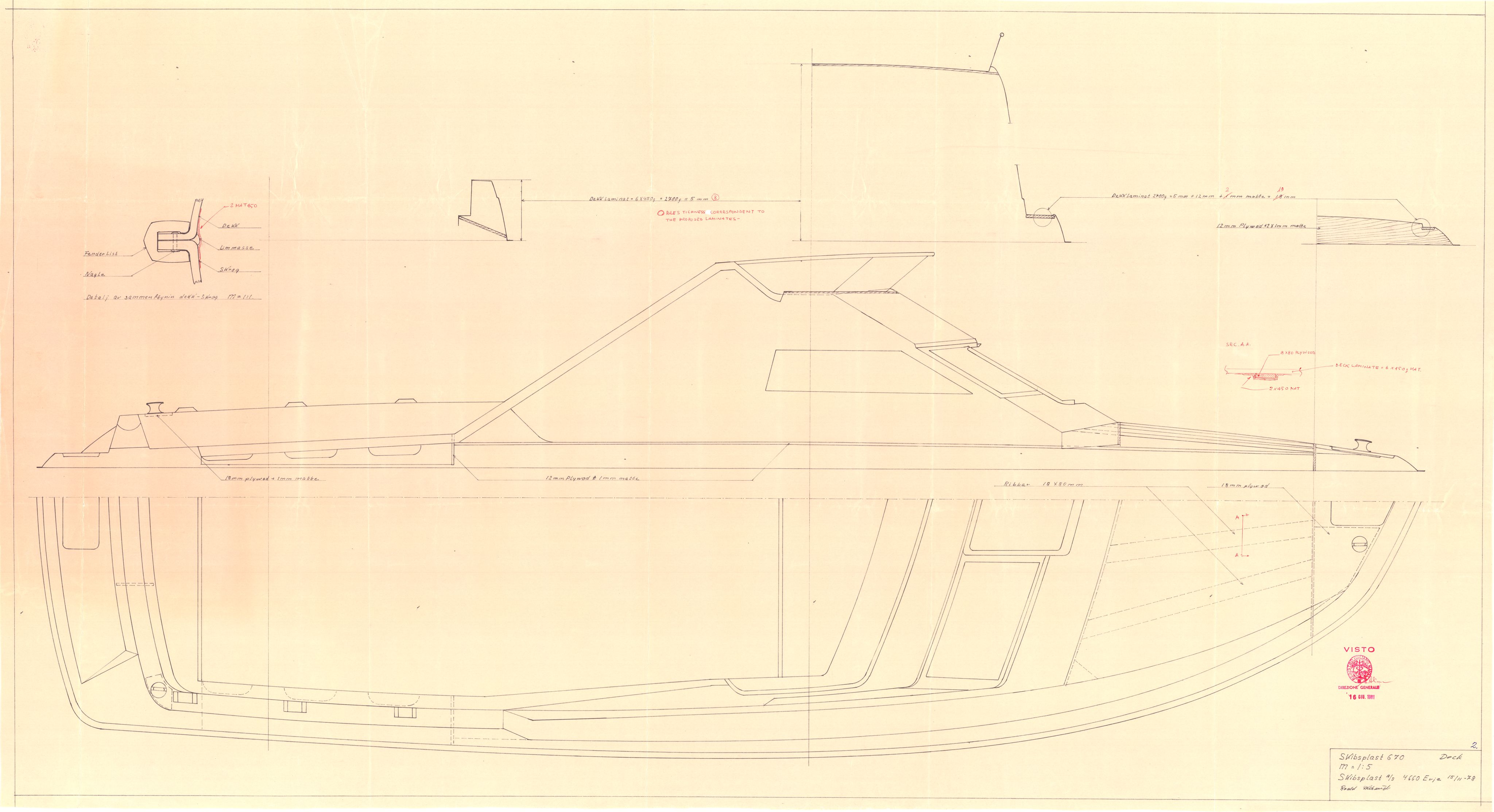 Skibsplast, AAKS/PA-2968/01/T/T02/L0021: 14-15-18-19-670 Godkjenning tegn, 1969-1980