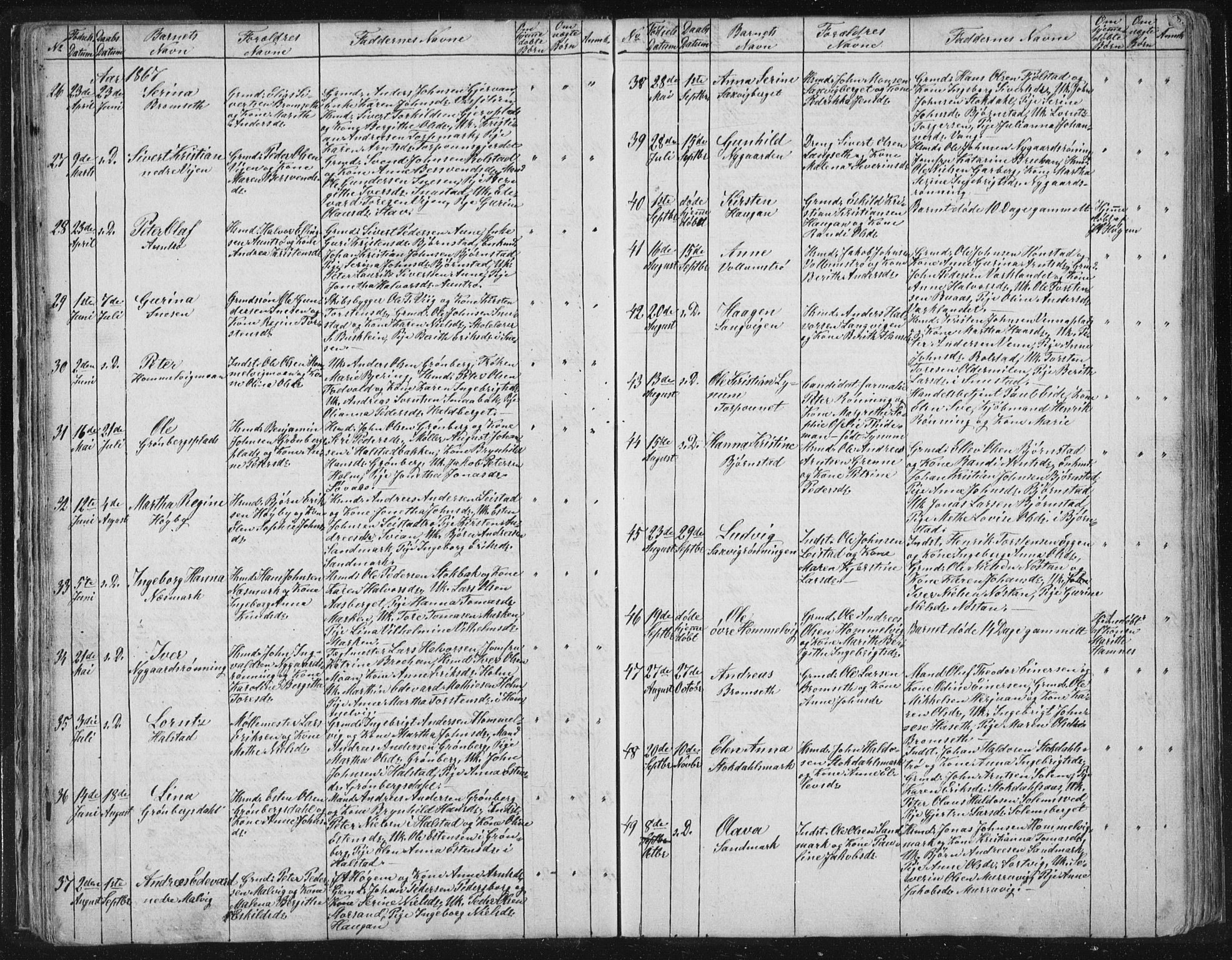 Ministerialprotokoller, klokkerbøker og fødselsregistre - Sør-Trøndelag, SAT/A-1456/616/L0406: Parish register (official) no. 616A03, 1843-1879, p. 66