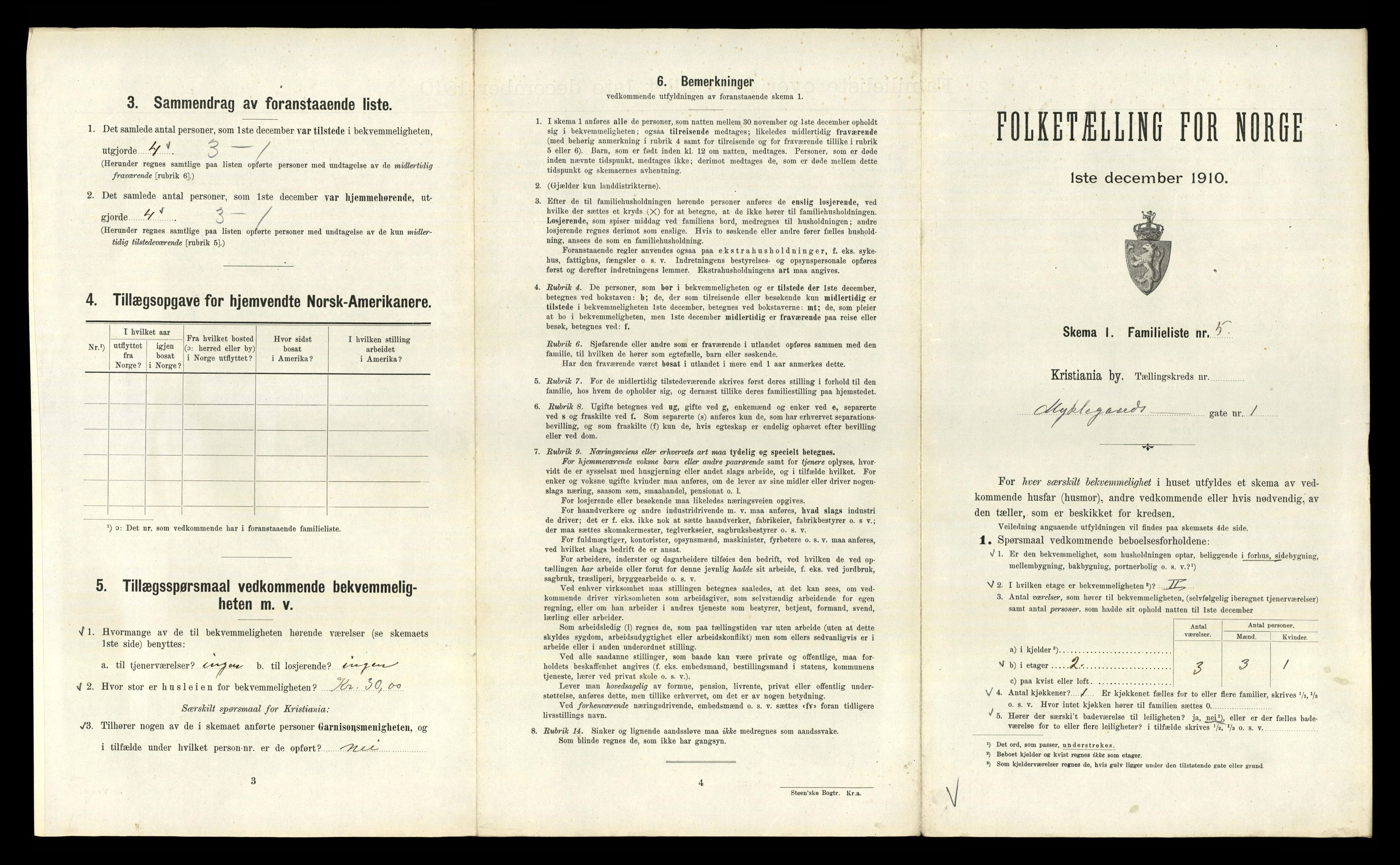 RA, 1910 census for Kristiania, 1910, p. 66463