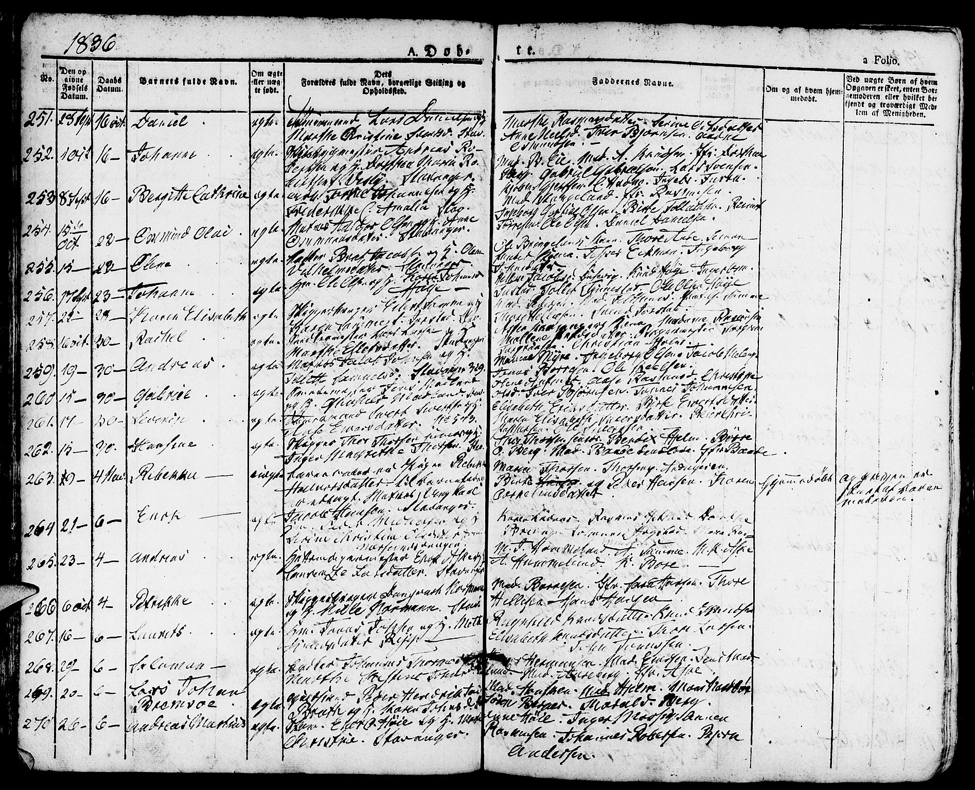 Domkirken sokneprestkontor, AV/SAST-A-101812/001/30/30BA/L0011: Parish register (official) no. A 11, 1832-1856