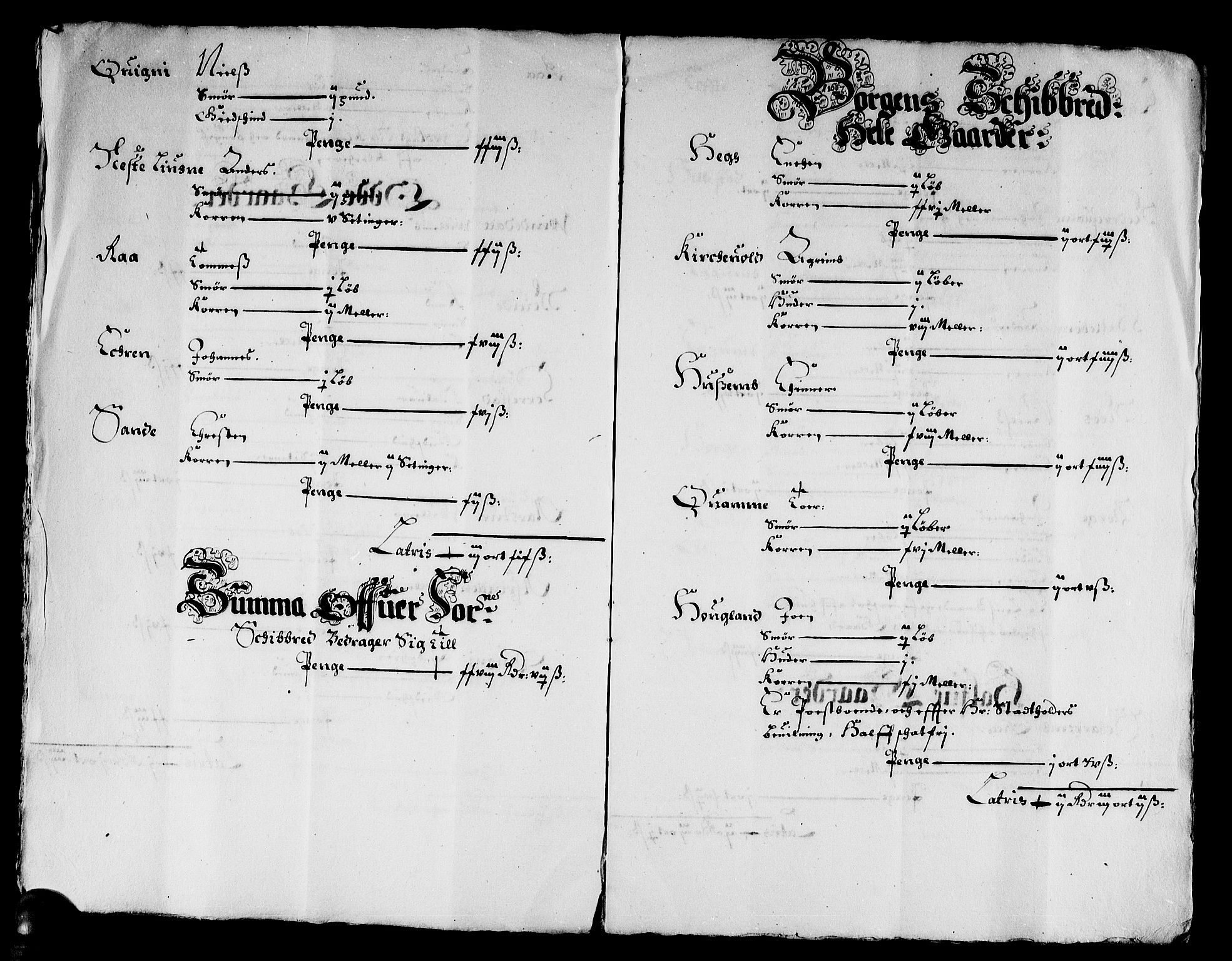 Rentekammeret inntil 1814, Reviderte regnskaper, Stiftamtstueregnskaper, Bergen stiftamt, AV/RA-EA-6043/R/Rc/L0021: Bergen stiftamt, 1666