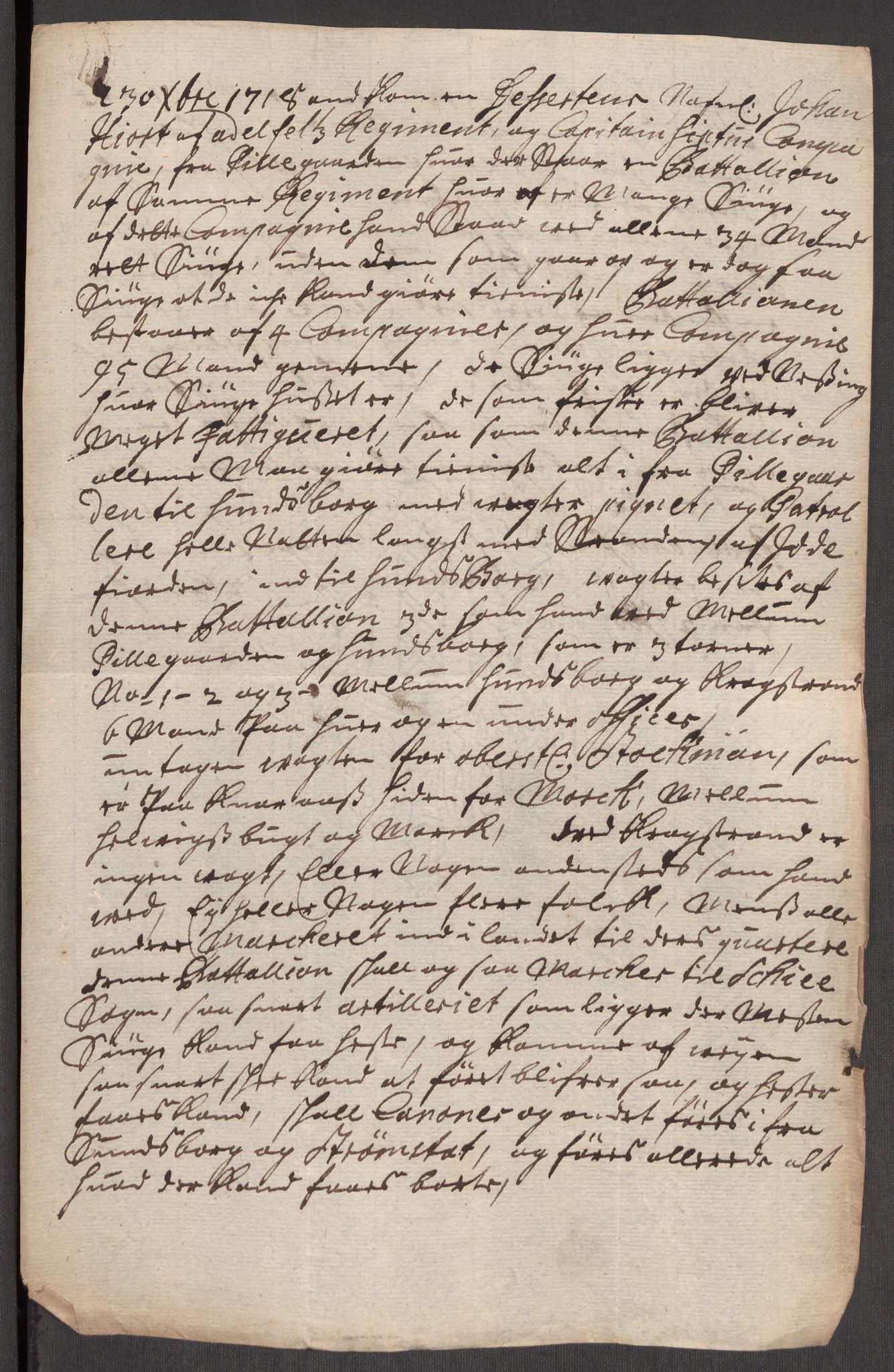 Kommanderende general (KG I) med Det norske krigsdirektorium, AV/RA-EA-5419/E/Eb/L0012: Kunnskap om fienden, kronologisk ordnet, 1718-1719, p. 511