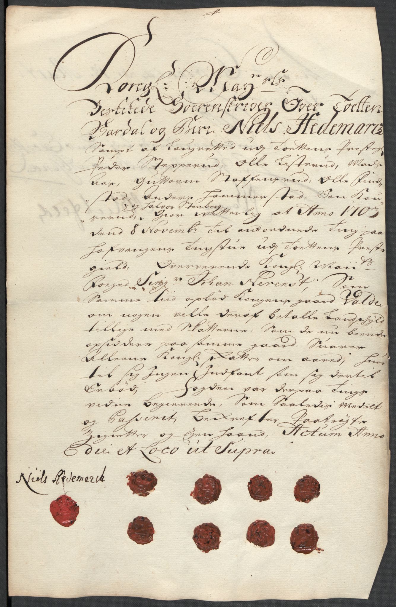 Rentekammeret inntil 1814, Reviderte regnskaper, Fogderegnskap, AV/RA-EA-4092/R18/L1301: Fogderegnskap Hadeland, Toten og Valdres, 1703, p. 219