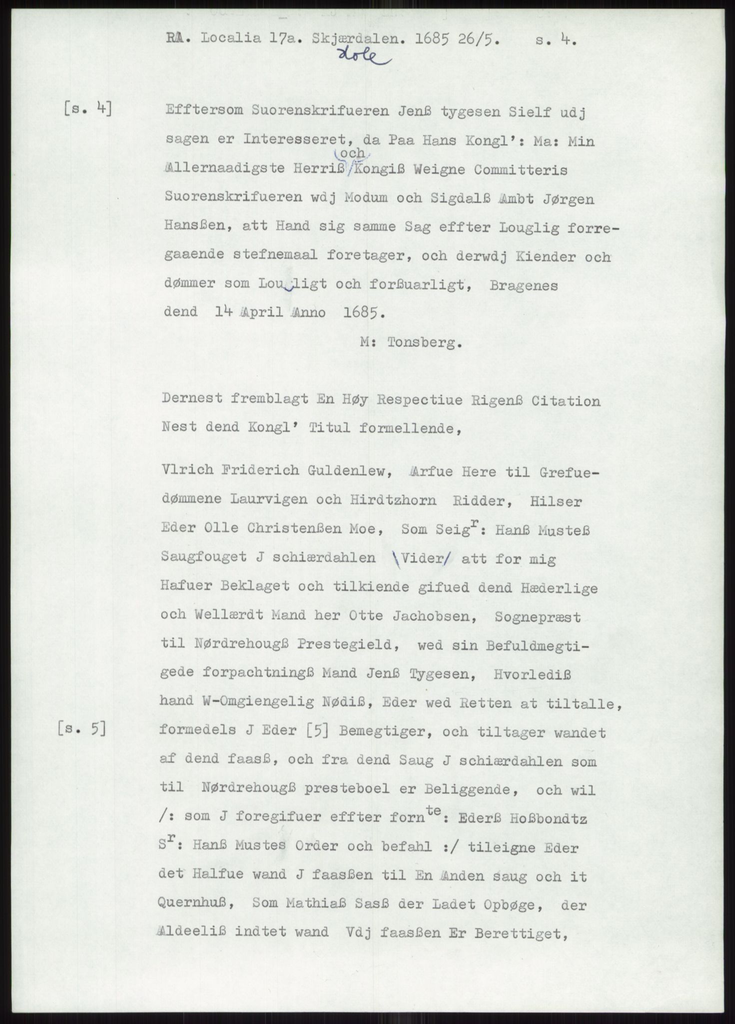 Samlinger til kildeutgivelse, Diplomavskriftsamlingen, AV/RA-EA-4053/H/Ha, p. 774