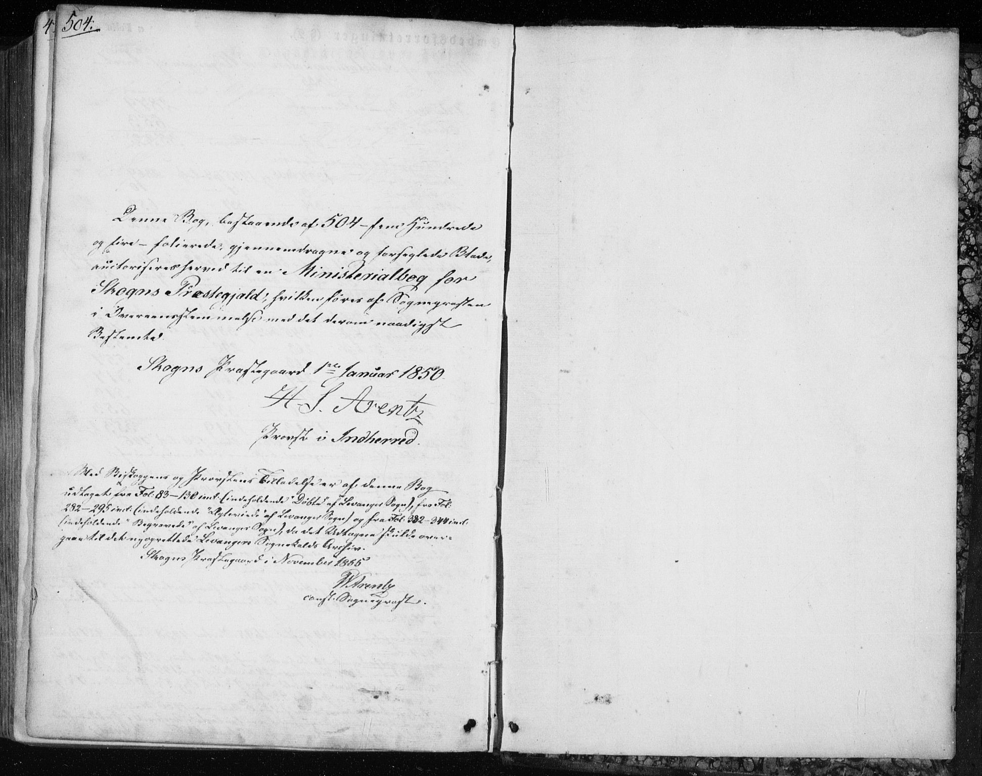 Ministerialprotokoller, klokkerbøker og fødselsregistre - Nord-Trøndelag, SAT/A-1458/717/L0154: Parish register (official) no. 717A07 /3, 1850-1862, p. 504