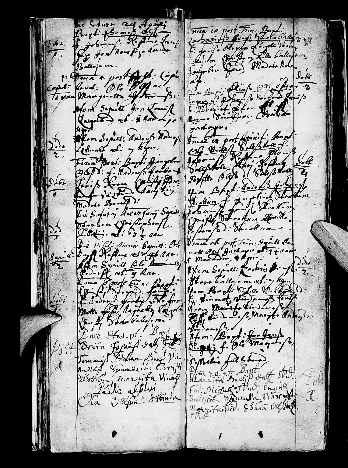 Os sokneprestembete, AV/SAB-A-99929: Parish register (official) no. A 5, 1669-1760, p. 28