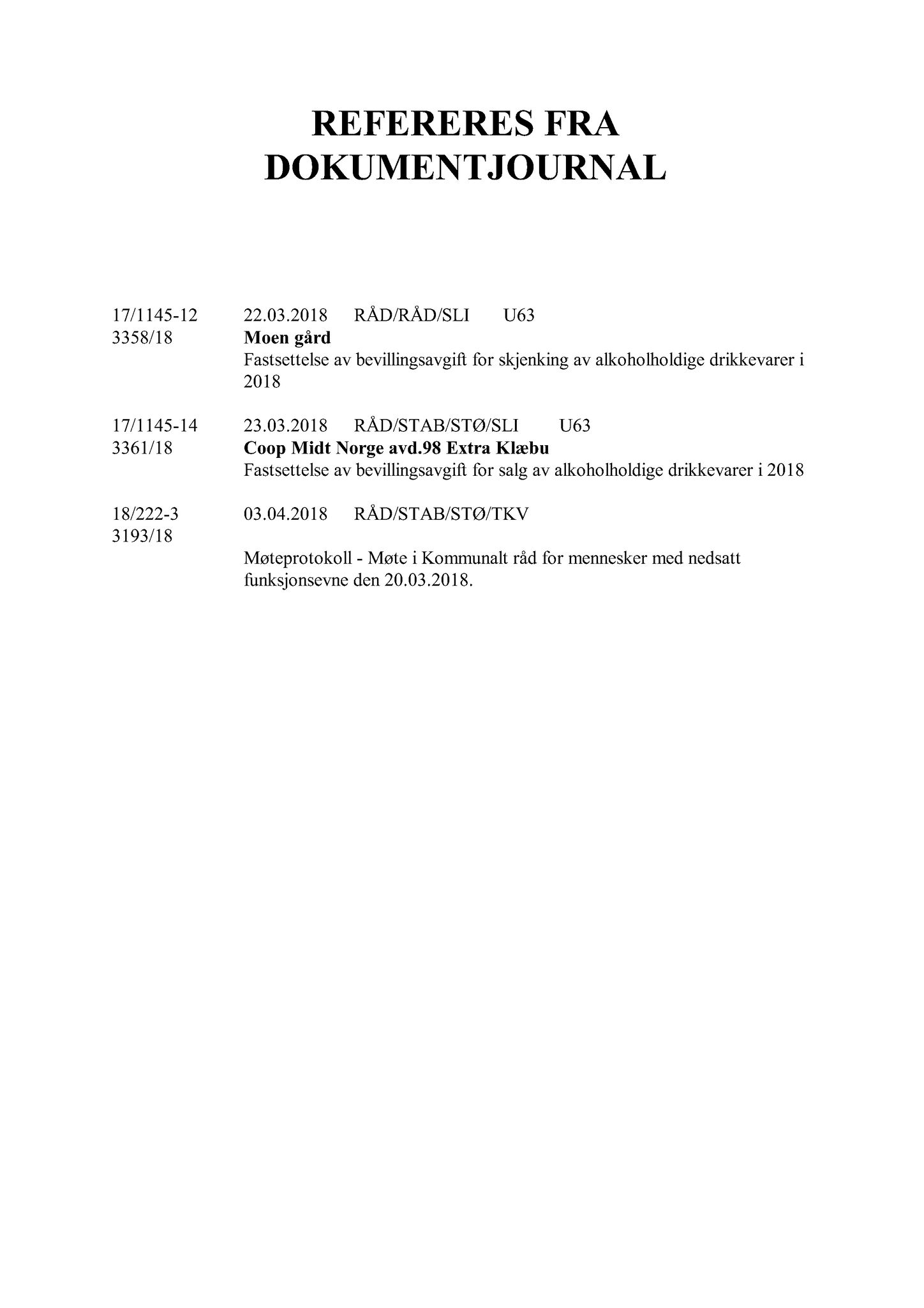 Klæbu Kommune, TRKO/KK/05-UOm/L009: Utvalg for omsorg - Møtedokumenter, 2018, p. 114