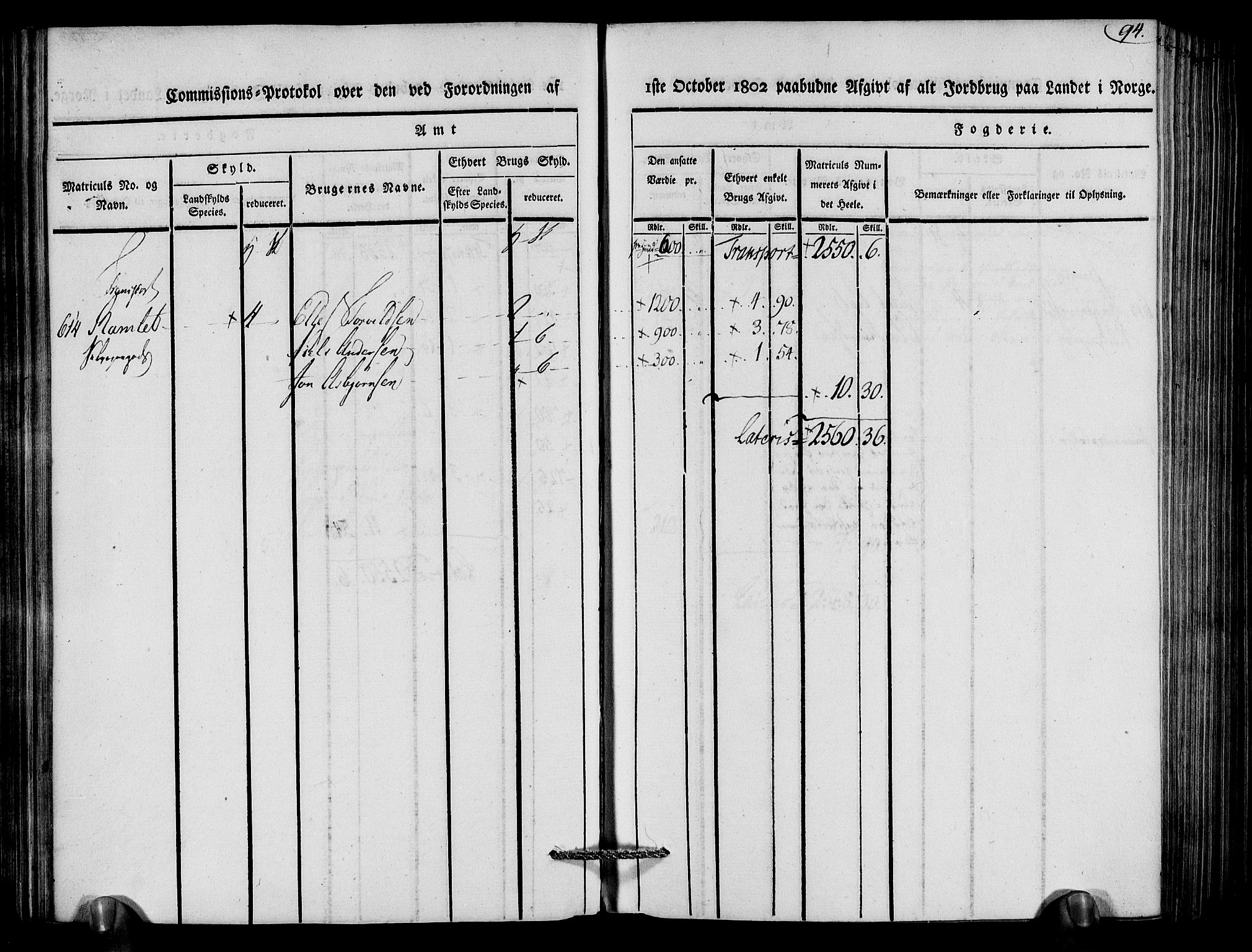 Rentekammeret inntil 1814, Realistisk ordnet avdeling, AV/RA-EA-4070/N/Ne/Nea/L0079: Nedenes fogderi. Kommisjonsprotokoll "Nr. 2", for Strengereid skipreide, 1803, p. 91