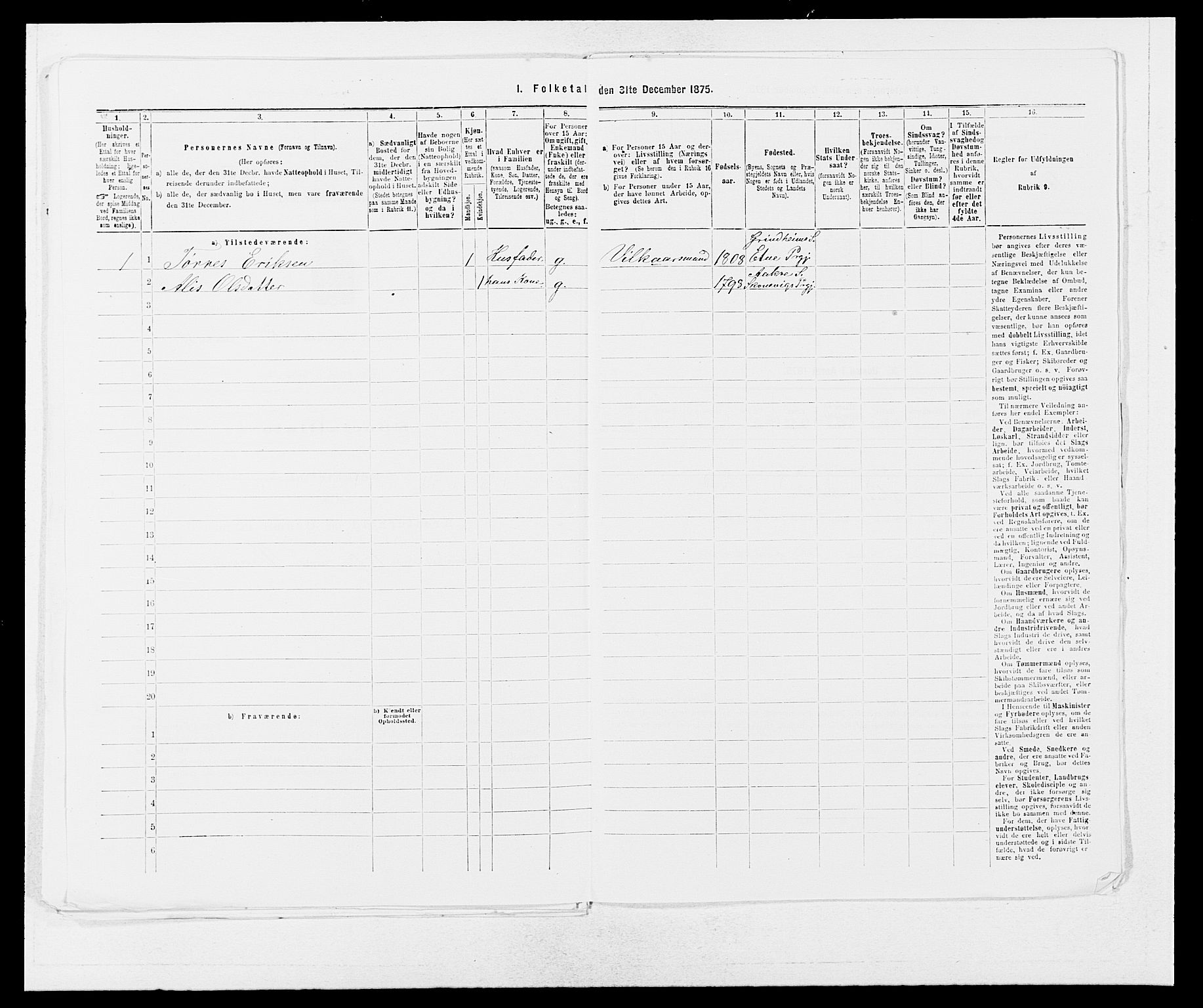 SAB, 1875 census for 1212P Skånevik, 1875, p. 565