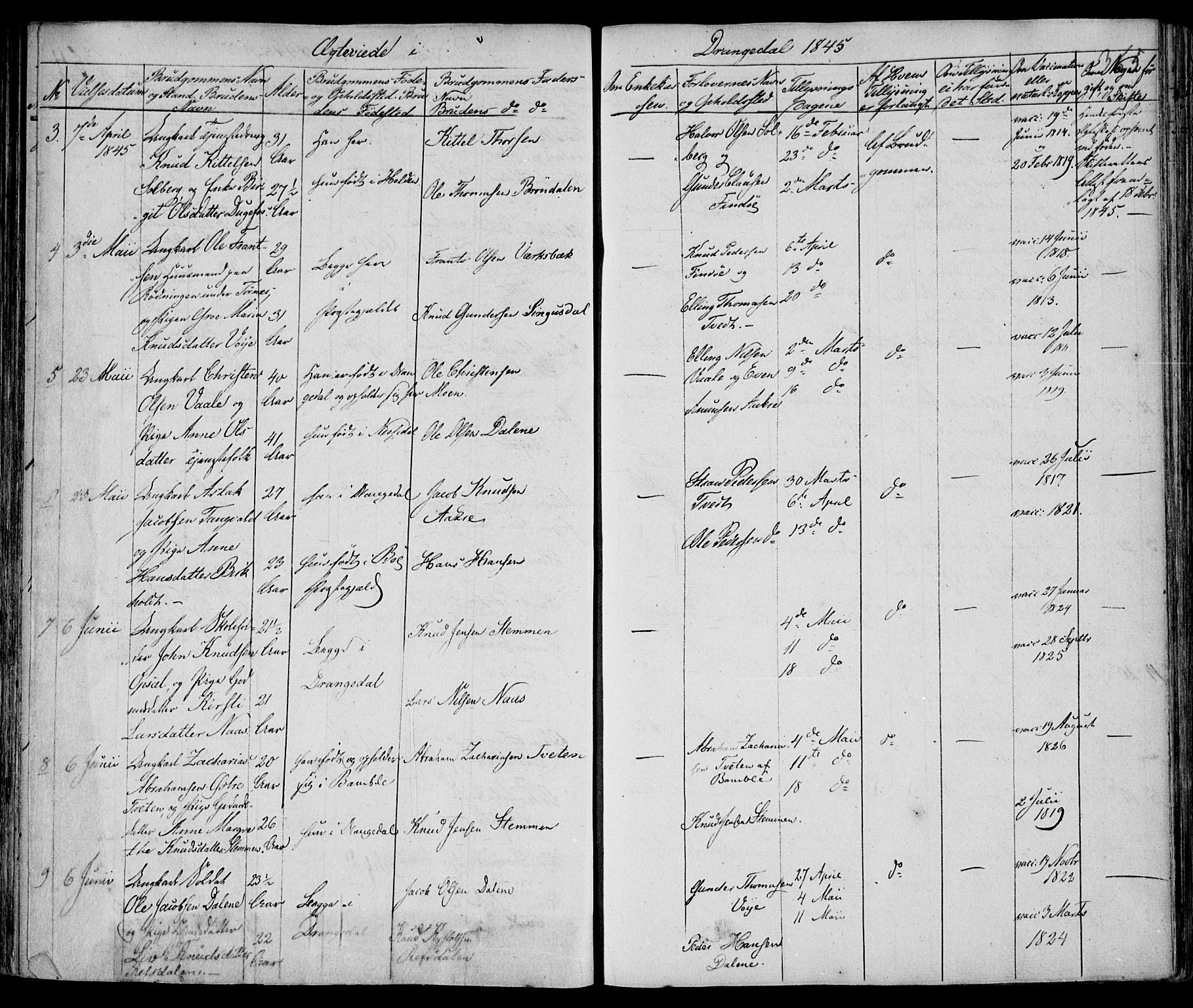 Drangedal kirkebøker, SAKO/A-258/F/Fa/L0007a: Parish register (official) no. 7a, 1837-1856, p. 365