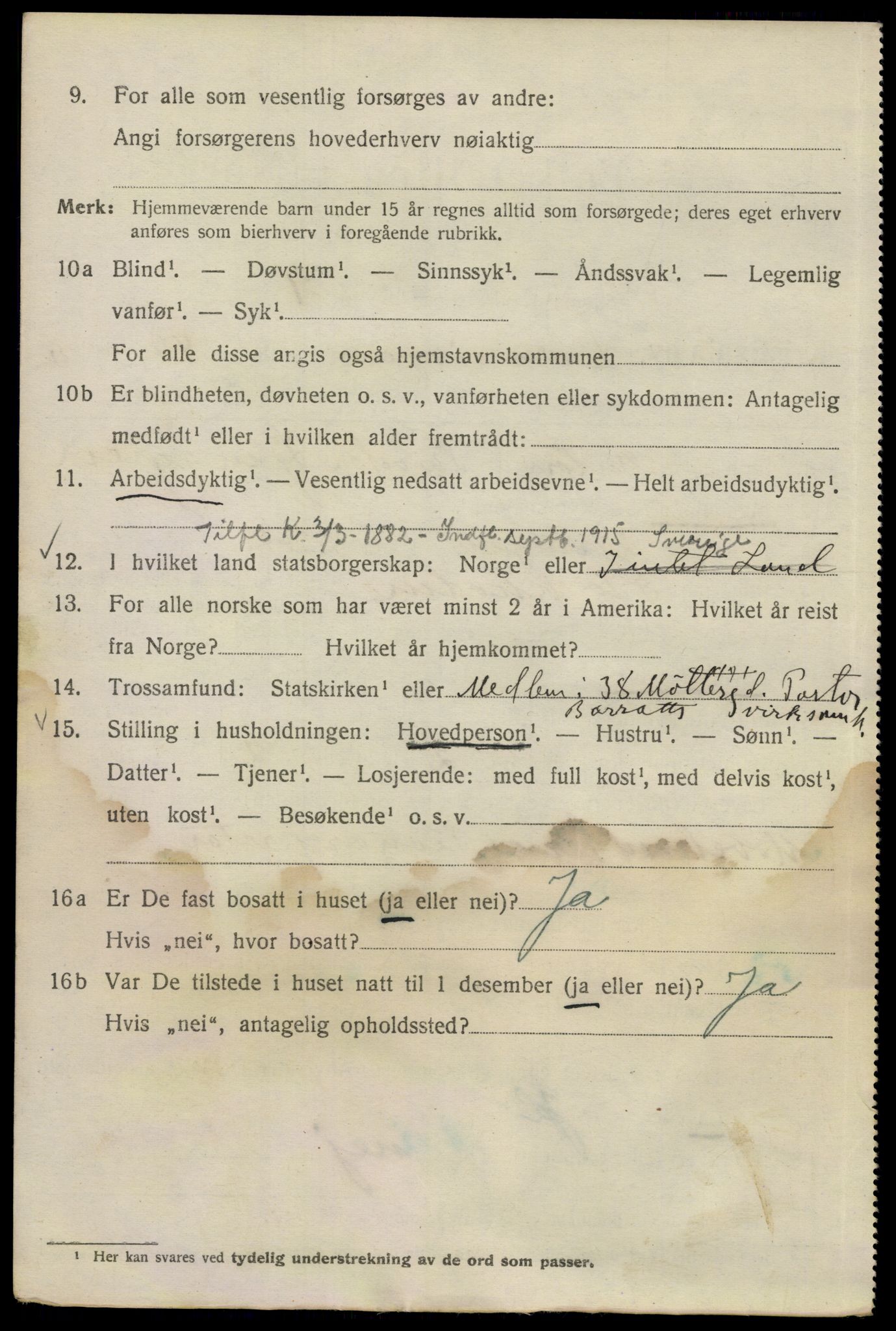 SAO, 1920 census for Kristiania, 1920, p. 203810