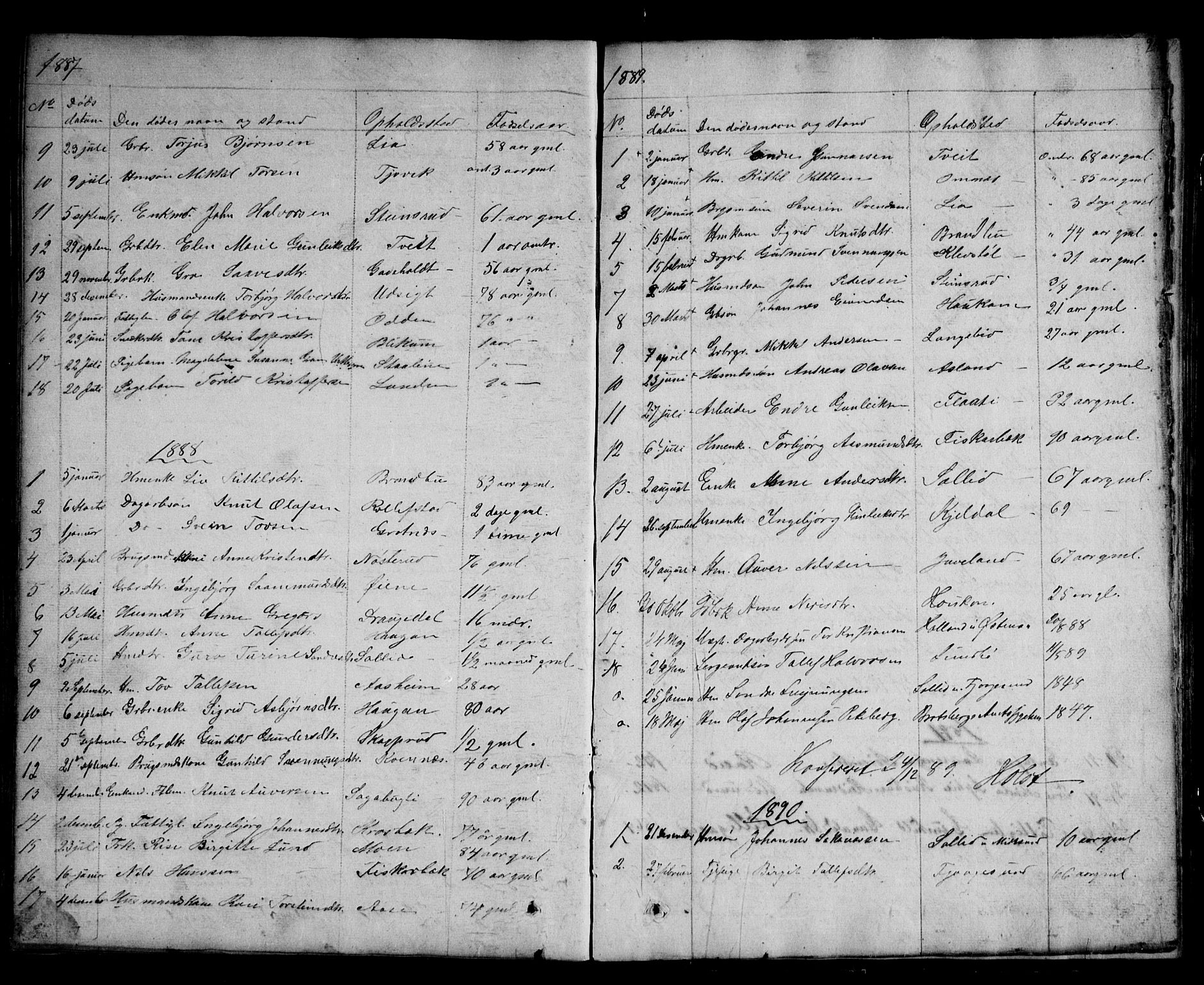 Kviteseid kirkebøker, SAKO/A-276/G/Ga/L0001: Parish register (copy) no. I 1, 1850-1893, p. 241