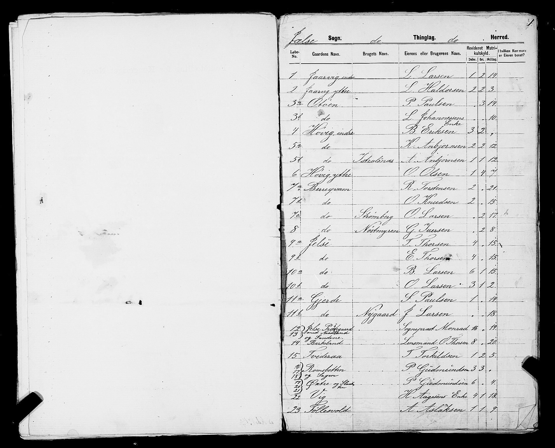 SAST, 1875 census for 1138P Jelsa, 1875, p. 26