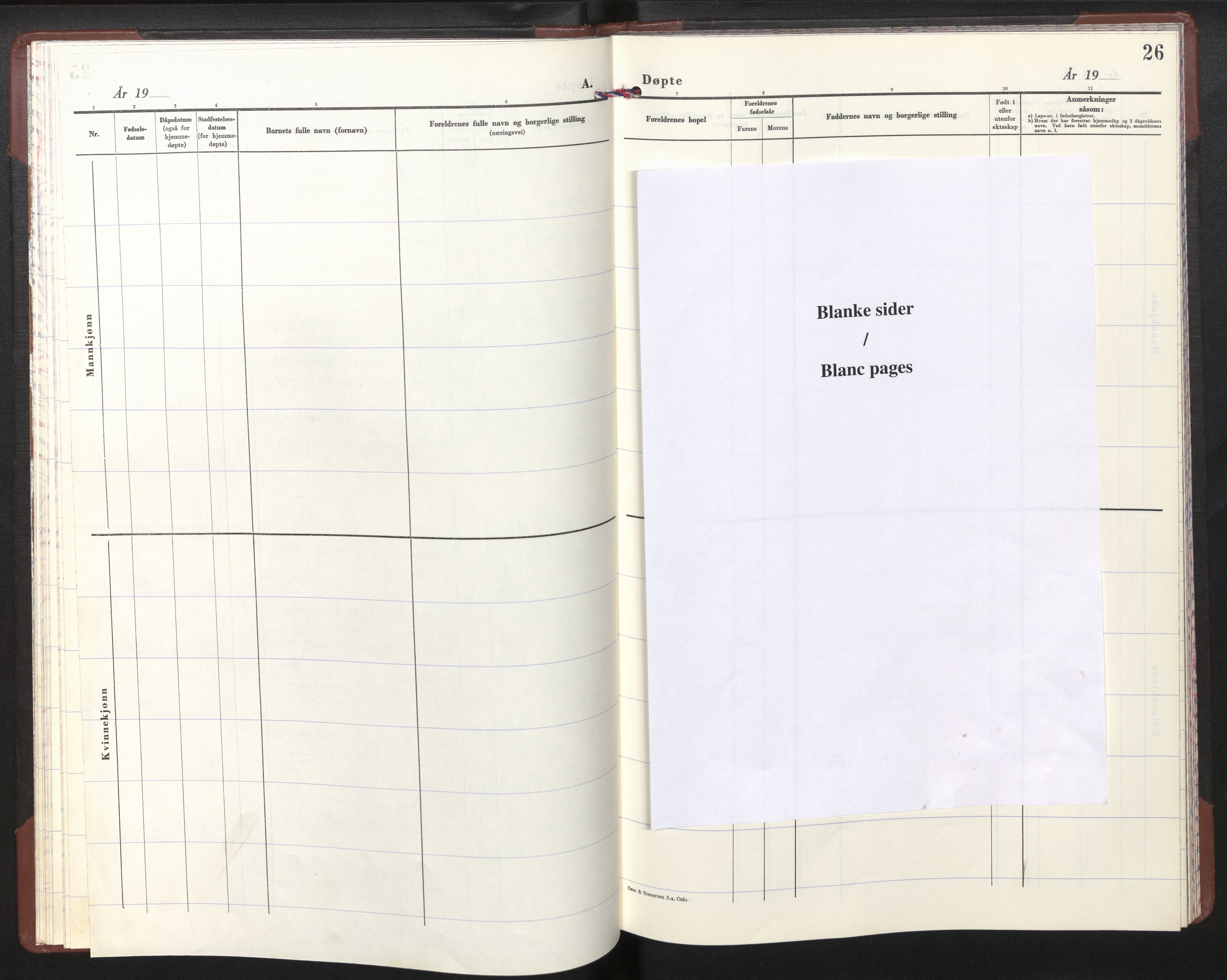 Den norske sjømannsmisjon i utlandet/Gøteborg, AV/SAB-SAB/PA-0109/H/Ha/L0003: Parish register (official) no. A 3, 1966-1970, p. 25b-26a