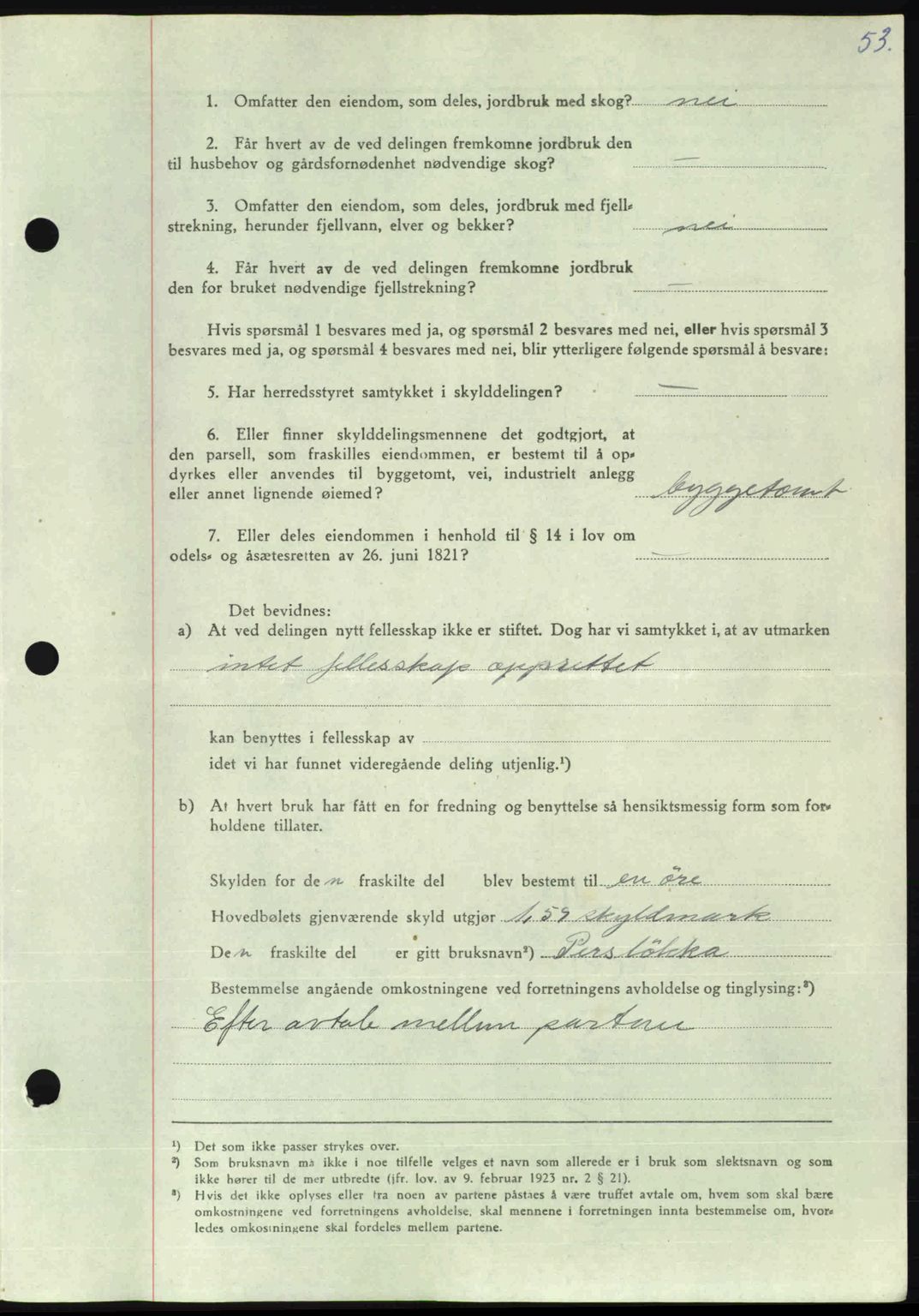 Nordmøre sorenskriveri, AV/SAT-A-4132/1/2/2Ca: Mortgage book no. A105, 1947-1947, Diary no: : 1248/1947