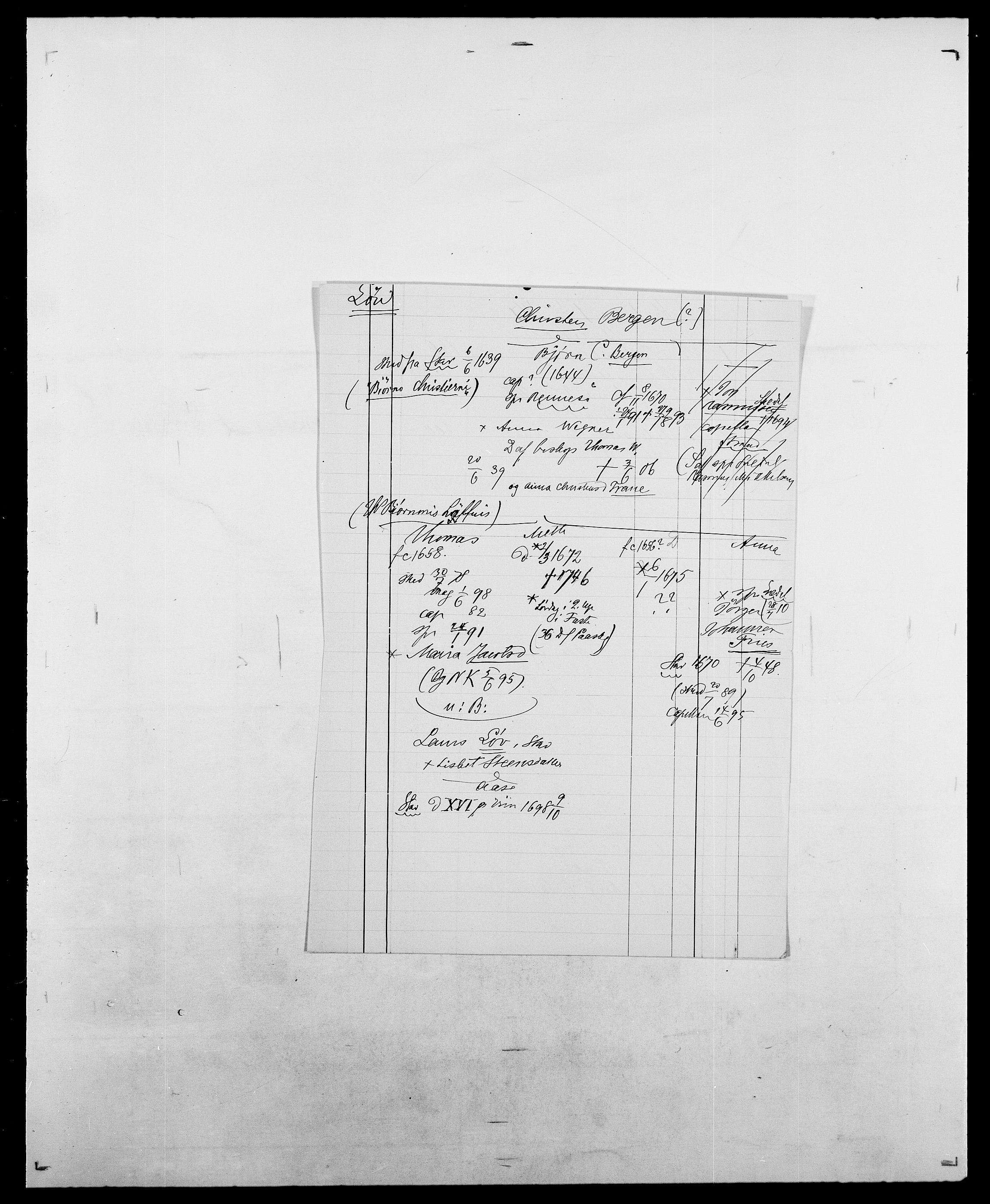 Delgobe, Charles Antoine - samling, AV/SAO-PAO-0038/D/Da/L0025: Løberg - Mazar, p. 49