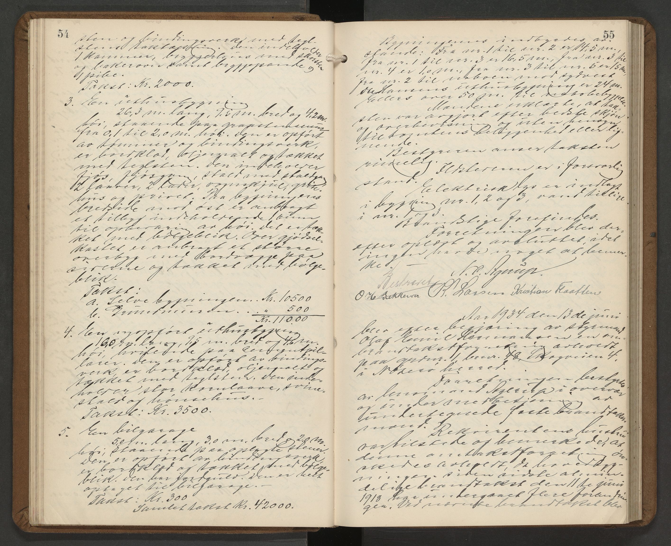 Nøtterøy lensmannskontor, AV/SAKO-A-540/Y/Yg/Yga/L0014: Branntakstprotokoll, 1934-1936, p. 54-55