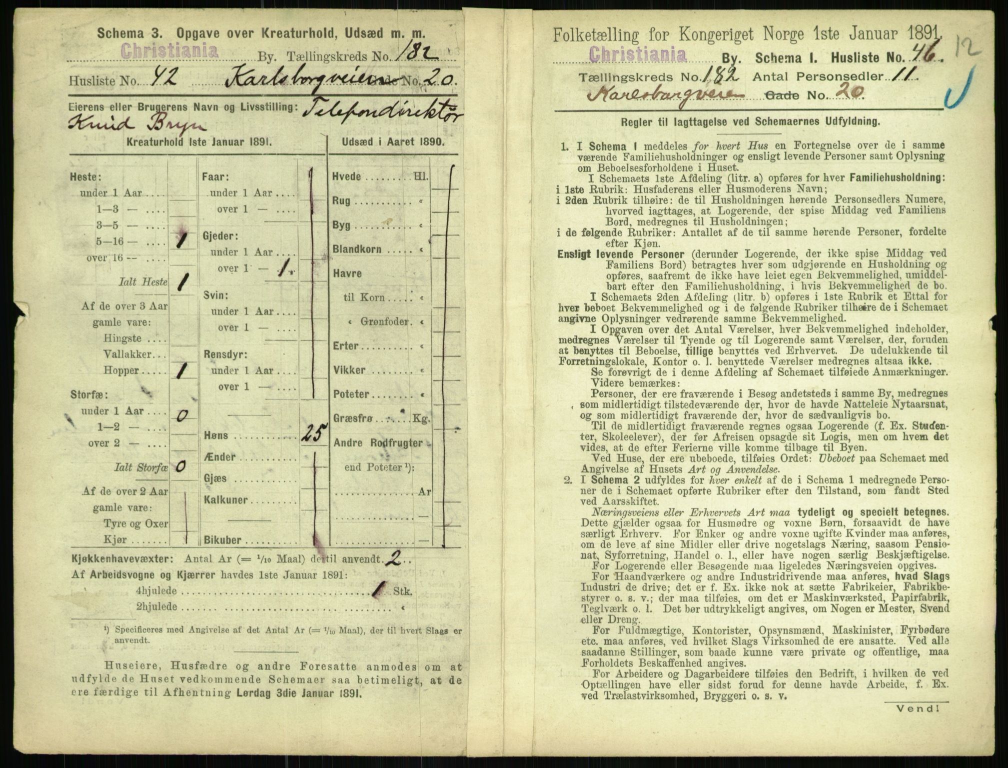 RA, 1891 census for 0301 Kristiania, 1891, p. 108849