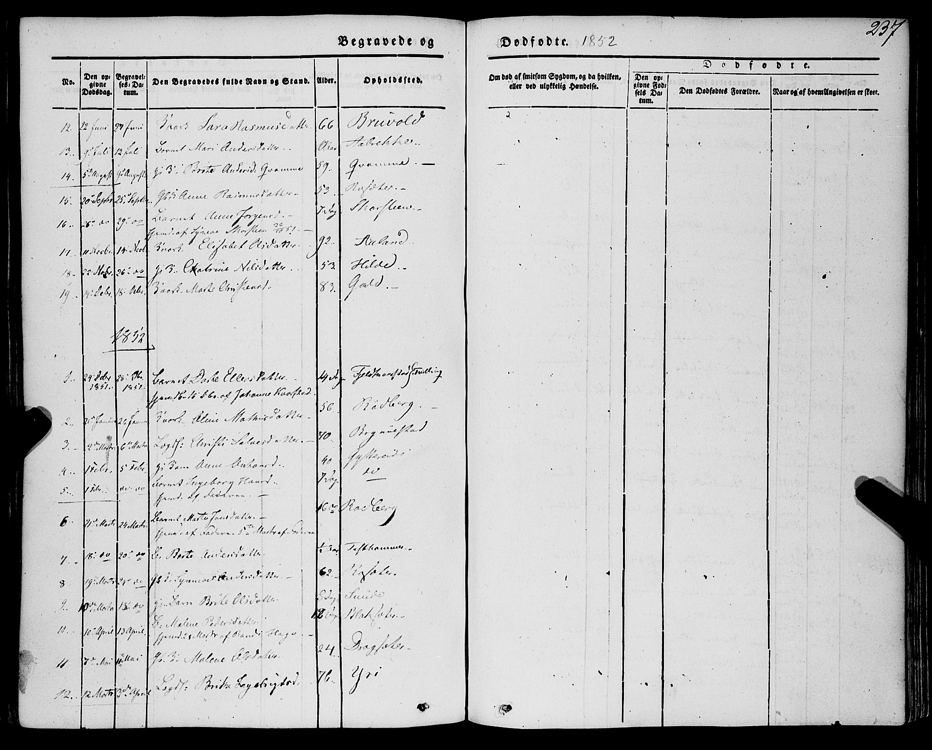 Innvik sokneprestembete, SAB/A-80501: Parish register (official) no. A 5, 1847-1865, p. 237