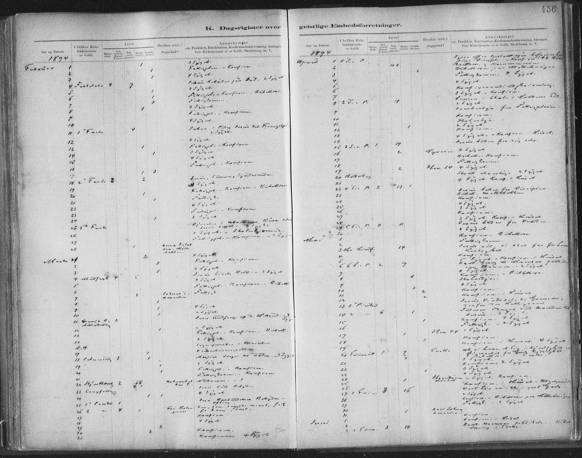 Ministerialprotokoller, klokkerbøker og fødselsregistre - Sør-Trøndelag, SAT/A-1456/603/L0163: Parish register (official) no. 603A02, 1879-1895, p. 456