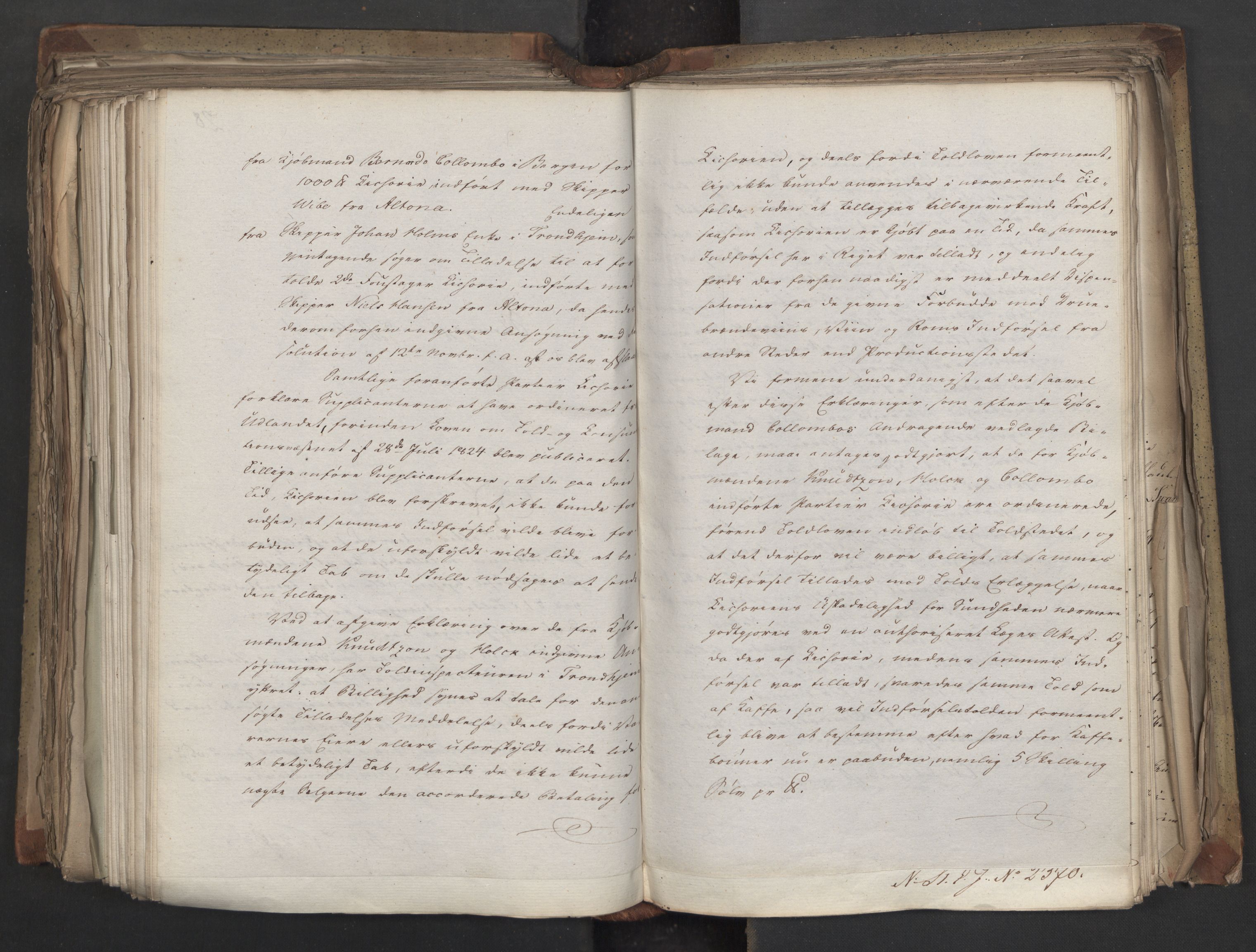 Statsrådsavdelingen i Stockholm, AV/RA-S-1003/D/Da/L0041: Regjeringsinnstillinger nr. 2204-2466, 1825, p. 459