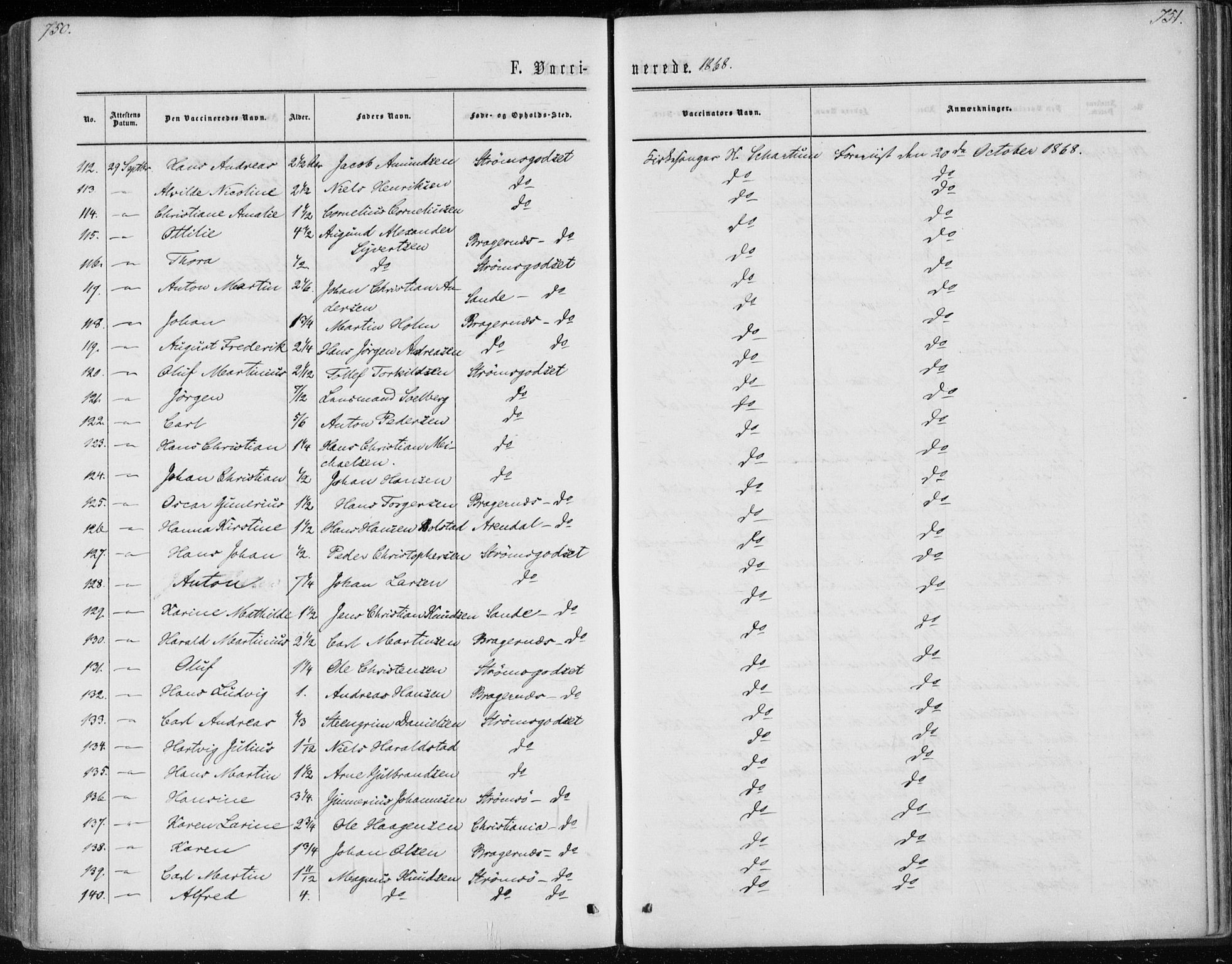 Skoger kirkebøker, AV/SAKO-A-59/F/Fa/L0004: Parish register (official) no. I 4, 1862-1872, p. 750-751