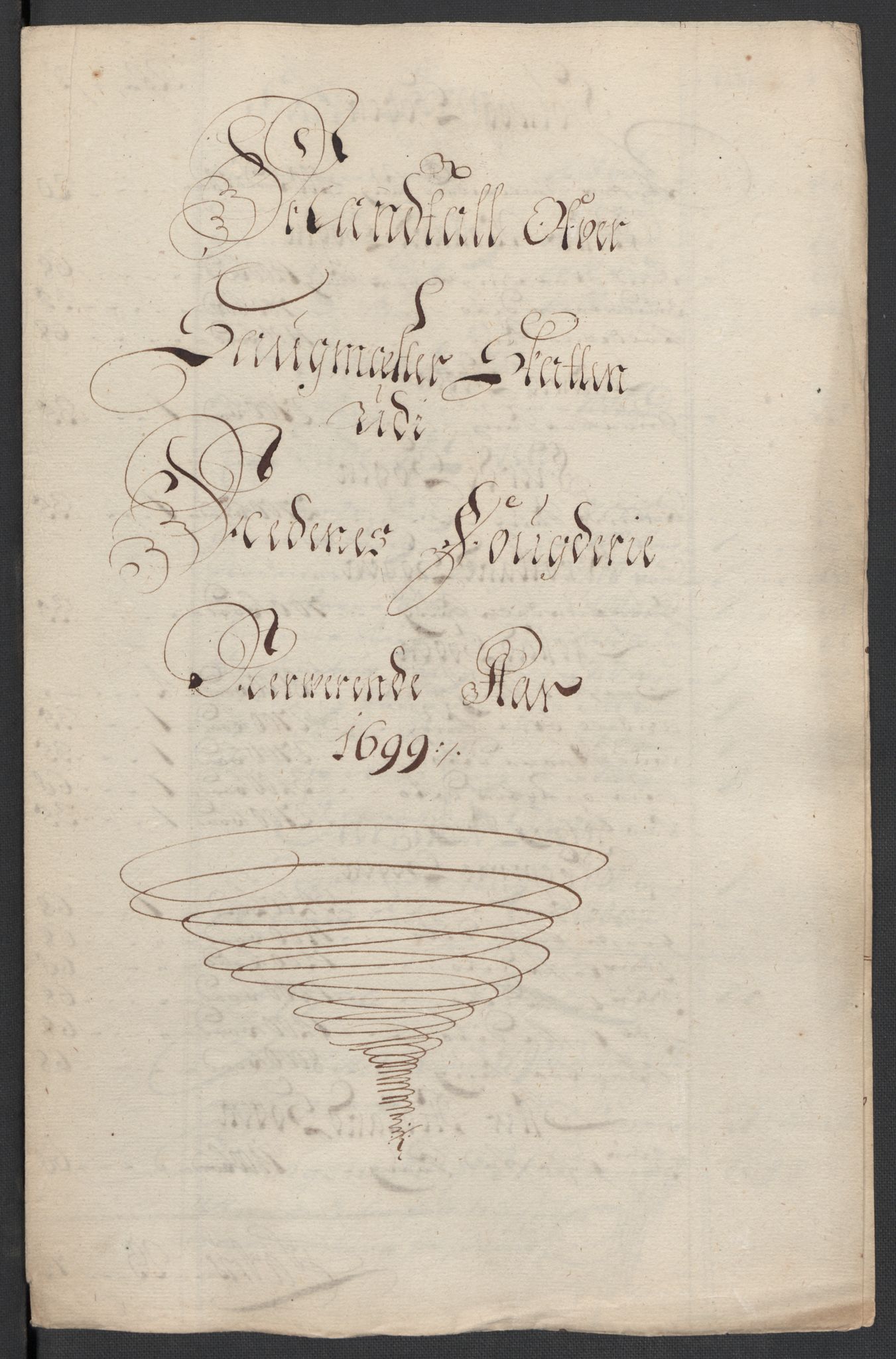 Rentekammeret inntil 1814, Reviderte regnskaper, Fogderegnskap, AV/RA-EA-4092/R39/L2314: Fogderegnskap Nedenes, 1698-1699, p. 275