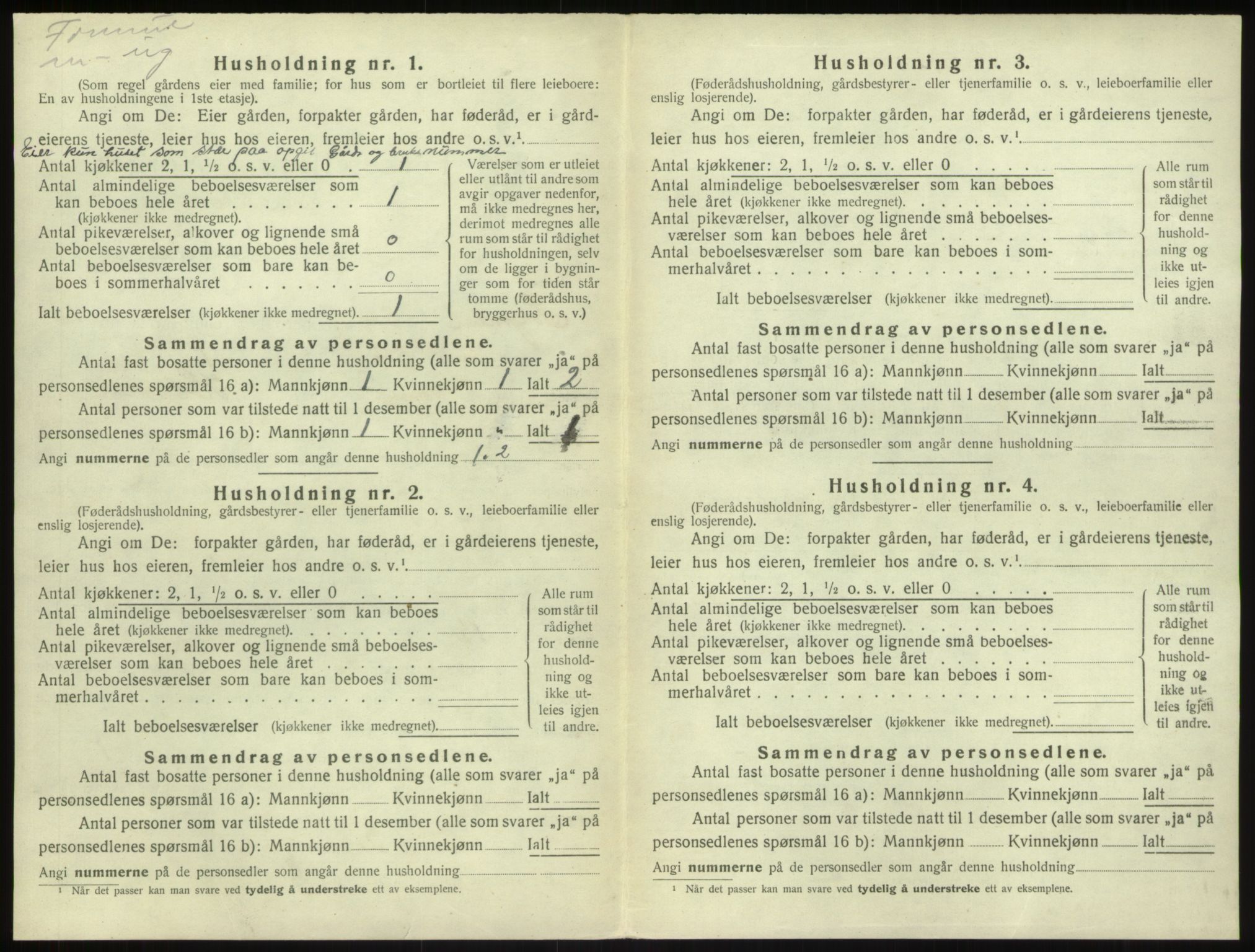 SAB, 1920 census for Sogndal, 1920, p. 780