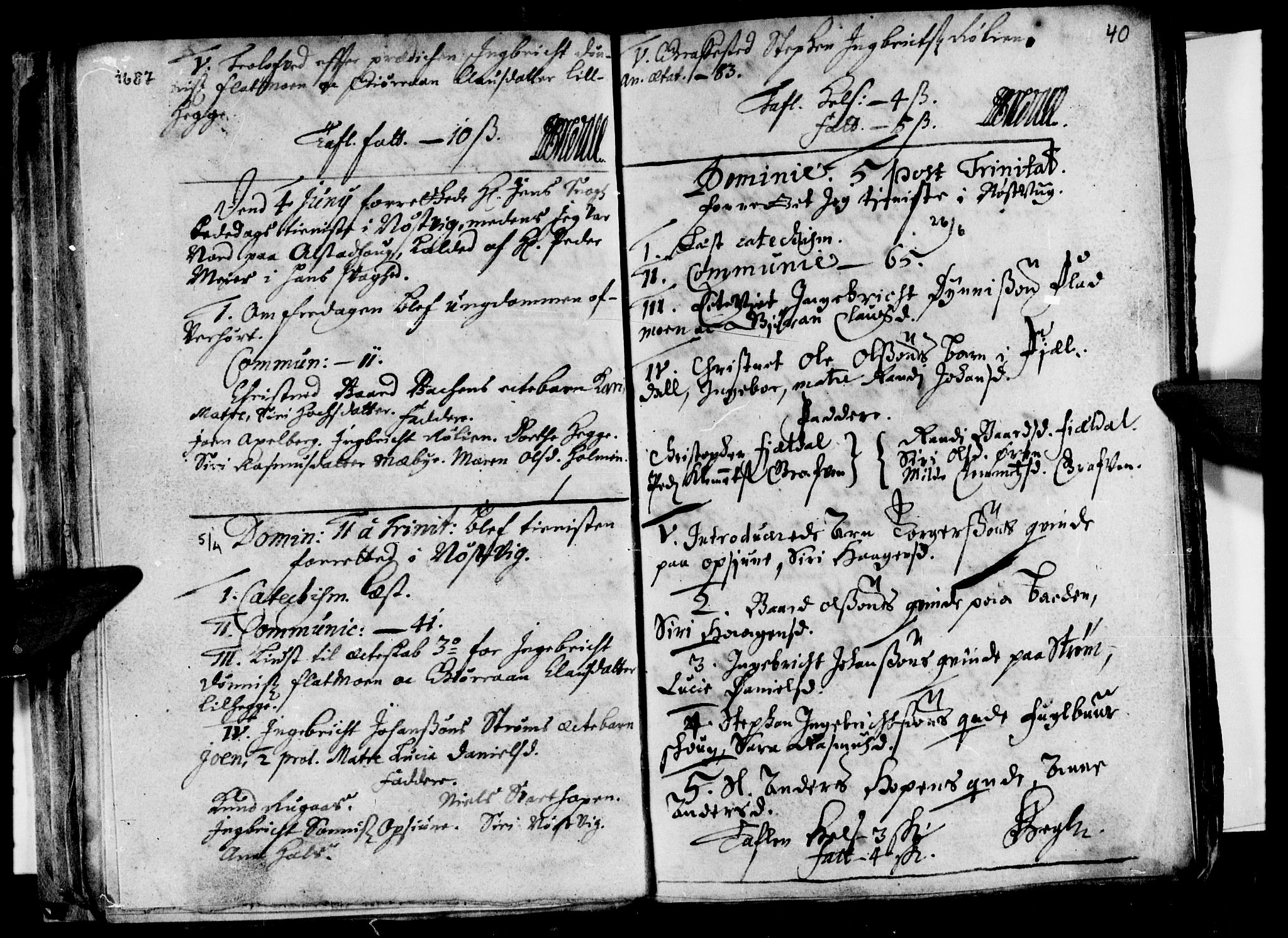 Ministerialprotokoller, klokkerbøker og fødselsregistre - Nordland, AV/SAT-A-1459/814/L0220: Parish register (official) no. 814A01, 1677-1717, p. 40