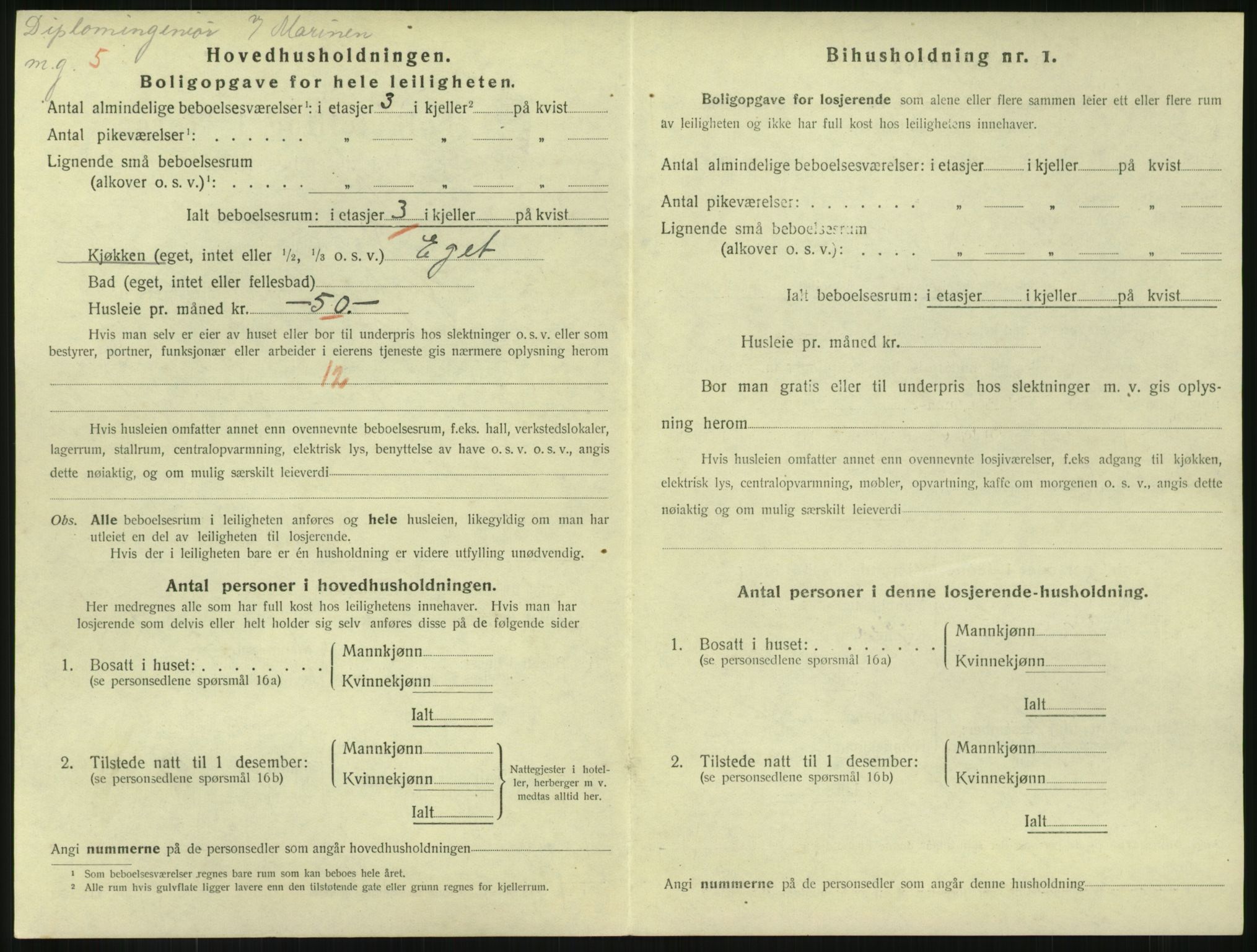 SAKO, 1920 census for Horten, 1920, p. 4612