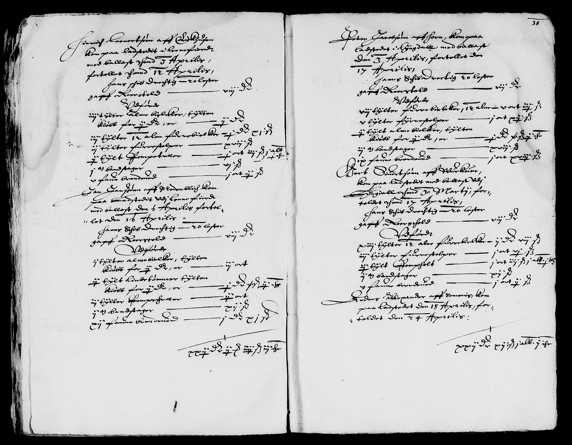 Rentekammeret inntil 1814, Reviderte regnskaper, Lensregnskaper, AV/RA-EA-5023/R/Rb/Rbr/L0003: Lista len, 1611-1614