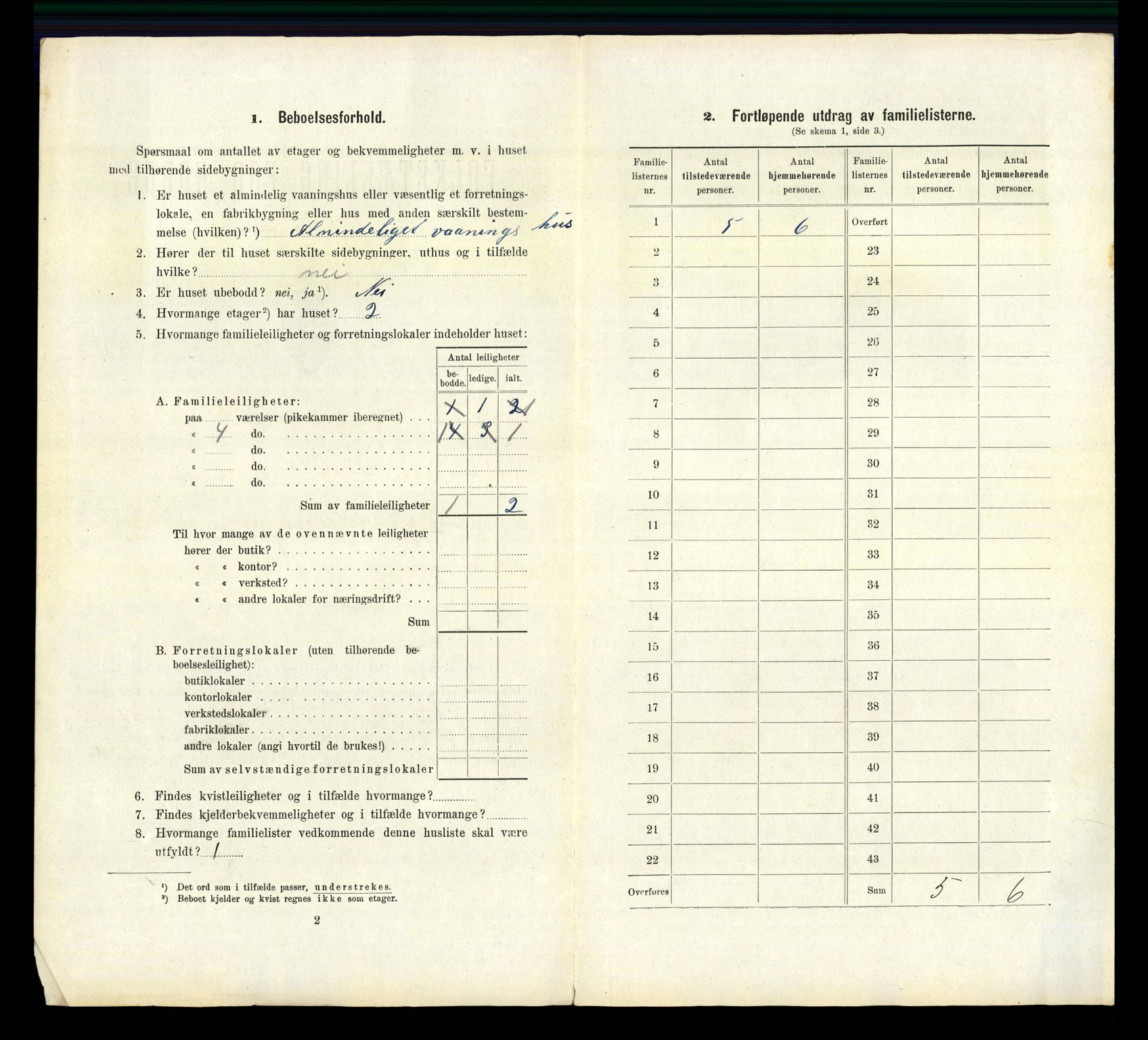 RA, 1910 census for Kristiansand, 1910, p. 9215