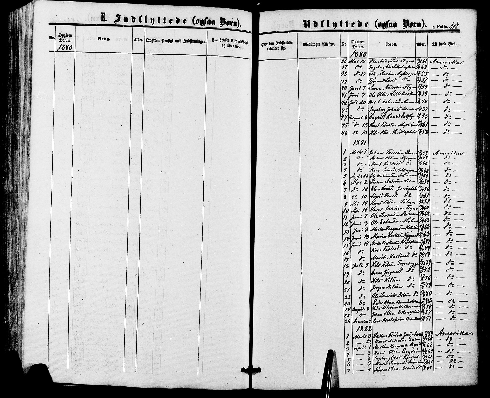 Alvdal prestekontor, SAH/PREST-060/H/Ha/Haa/L0001: Parish register (official) no. 1, 1863-1882, p. 408