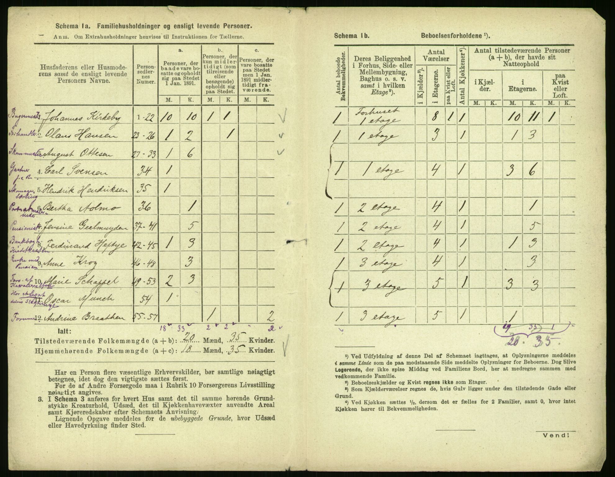 RA, 1891 census for 0301 Kristiania, 1891, p. 29548