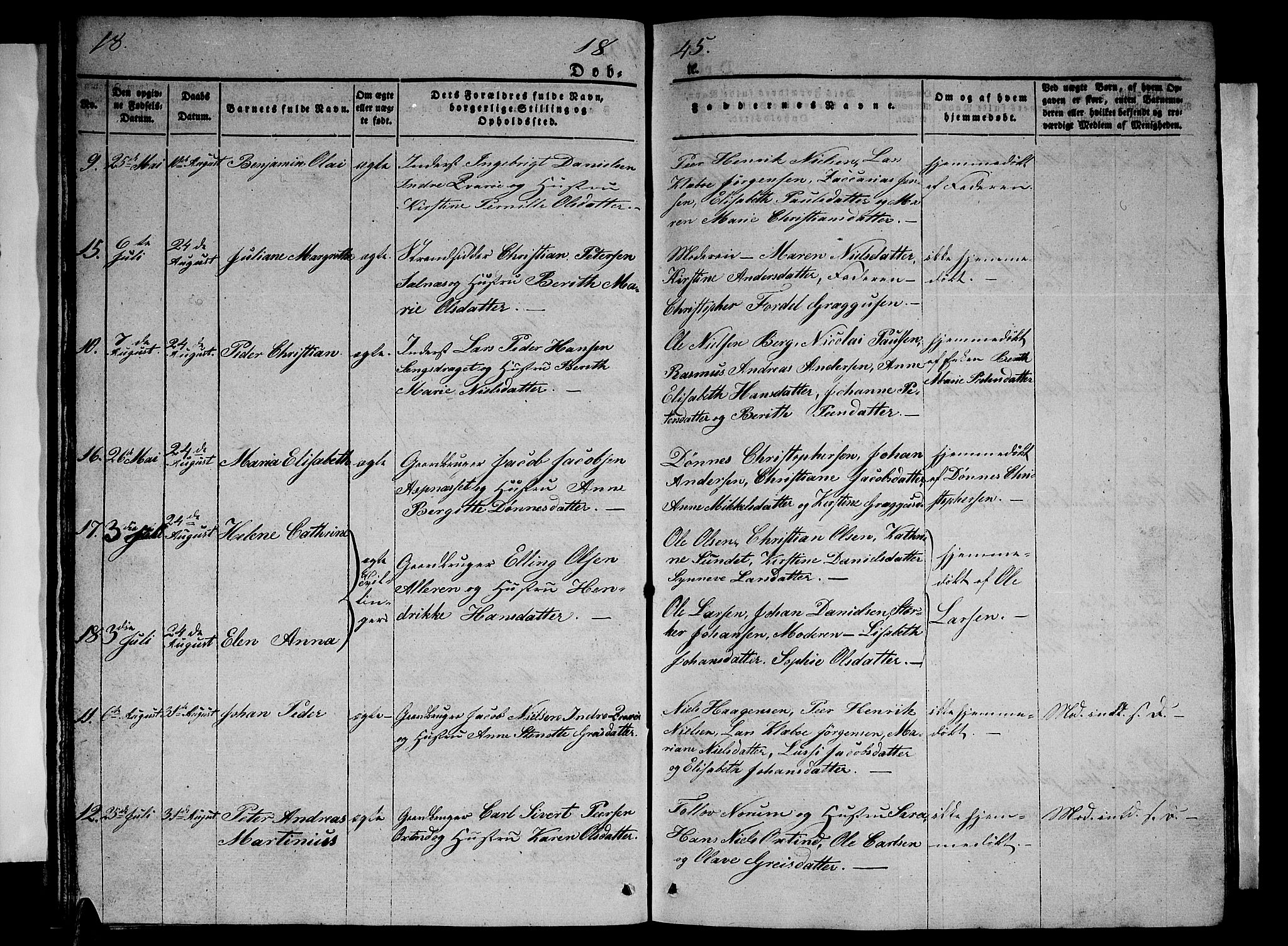 Ministerialprotokoller, klokkerbøker og fødselsregistre - Nordland, AV/SAT-A-1459/839/L0572: Parish register (copy) no. 839C02, 1841-1873, p. 18